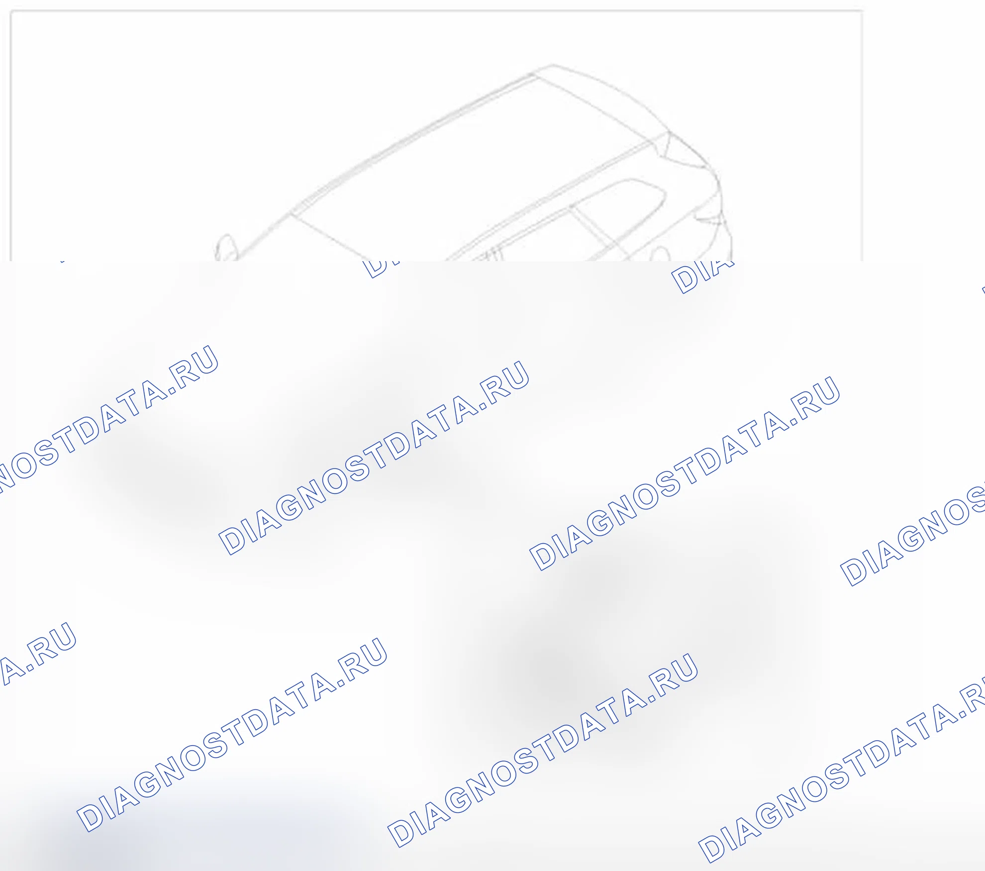Рис. 37: Расположение компонентов. Hyundai Santa Fe III
