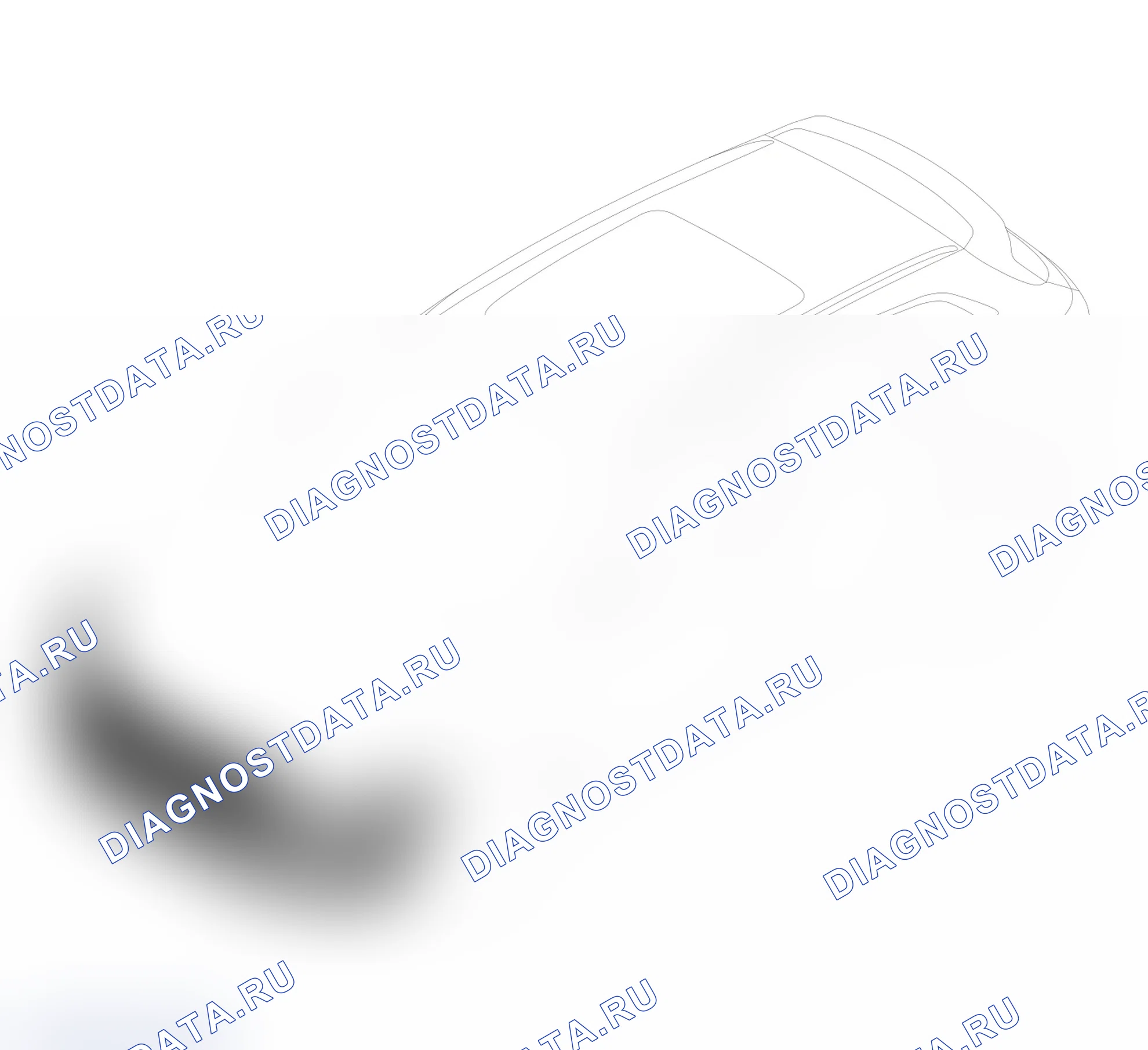 Схема расположения решётки радиатора — Haval Jolion. Haval Jolion I