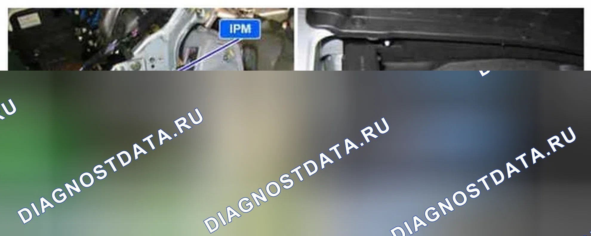 Рис. 37: Расположение компонентов. Hyundai Equus II