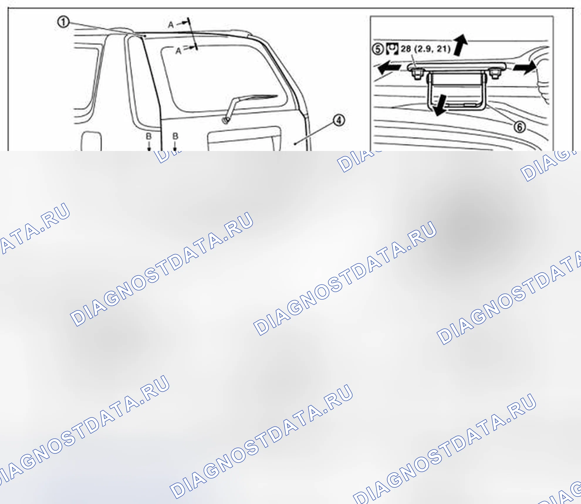 Рис. 100: Регулировка фитинга. Nissan X-Trail I