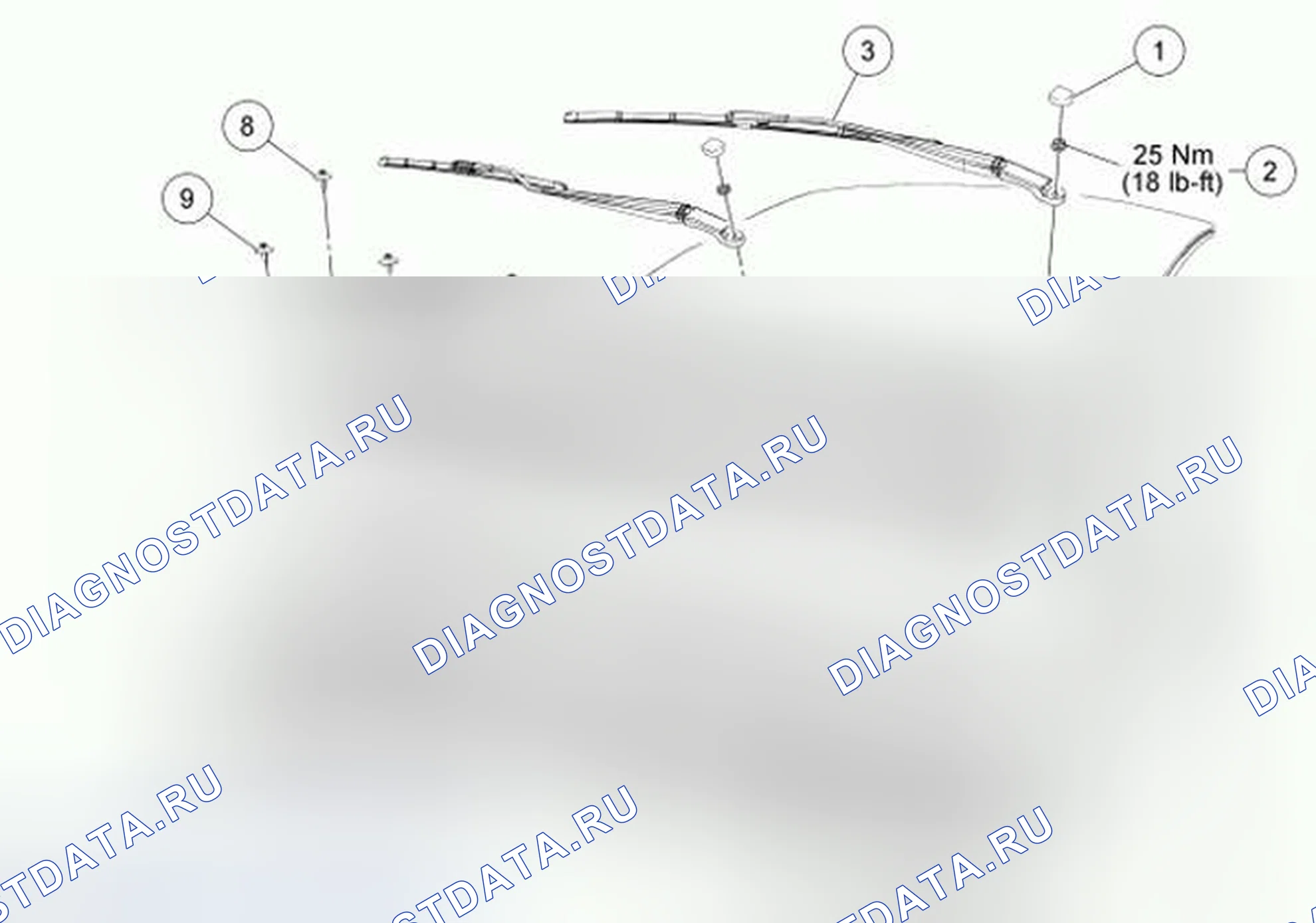 Рис. 5: Решетка панели капота. Hyundai ix55 I