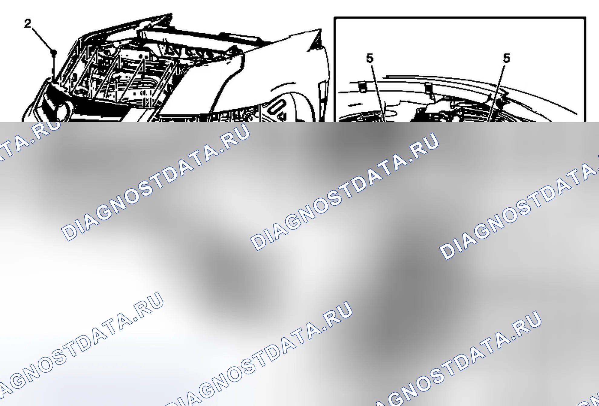 Рис. 9: Снятие и установка передней бампера. Cadillac SRX II рестайлинг