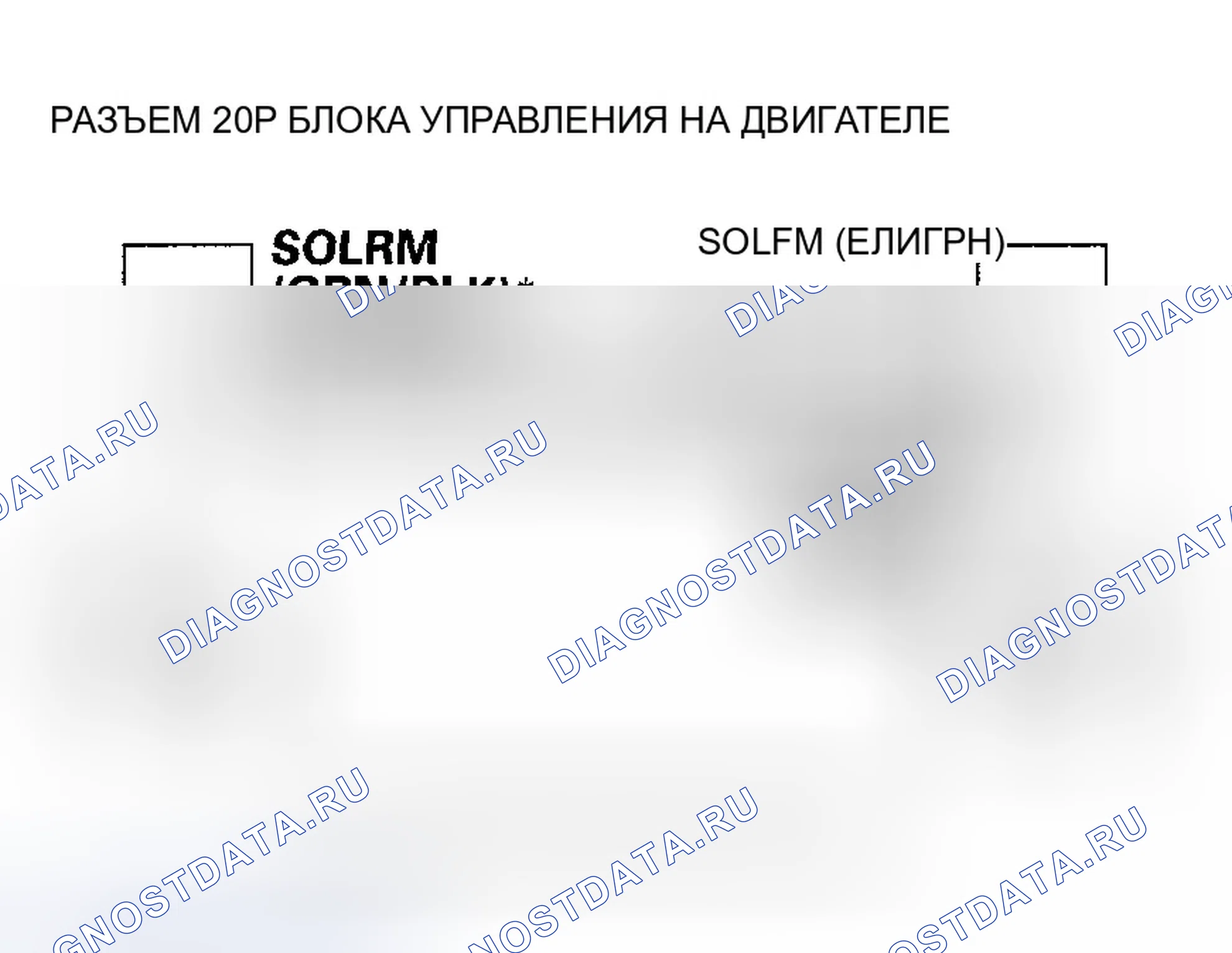 Рис. 461: расшифровка кода ошибки P0A14, P0AB6: Неисправность цепи привода для монтажа на двигатель спереди / сзади. Honda Pilot I