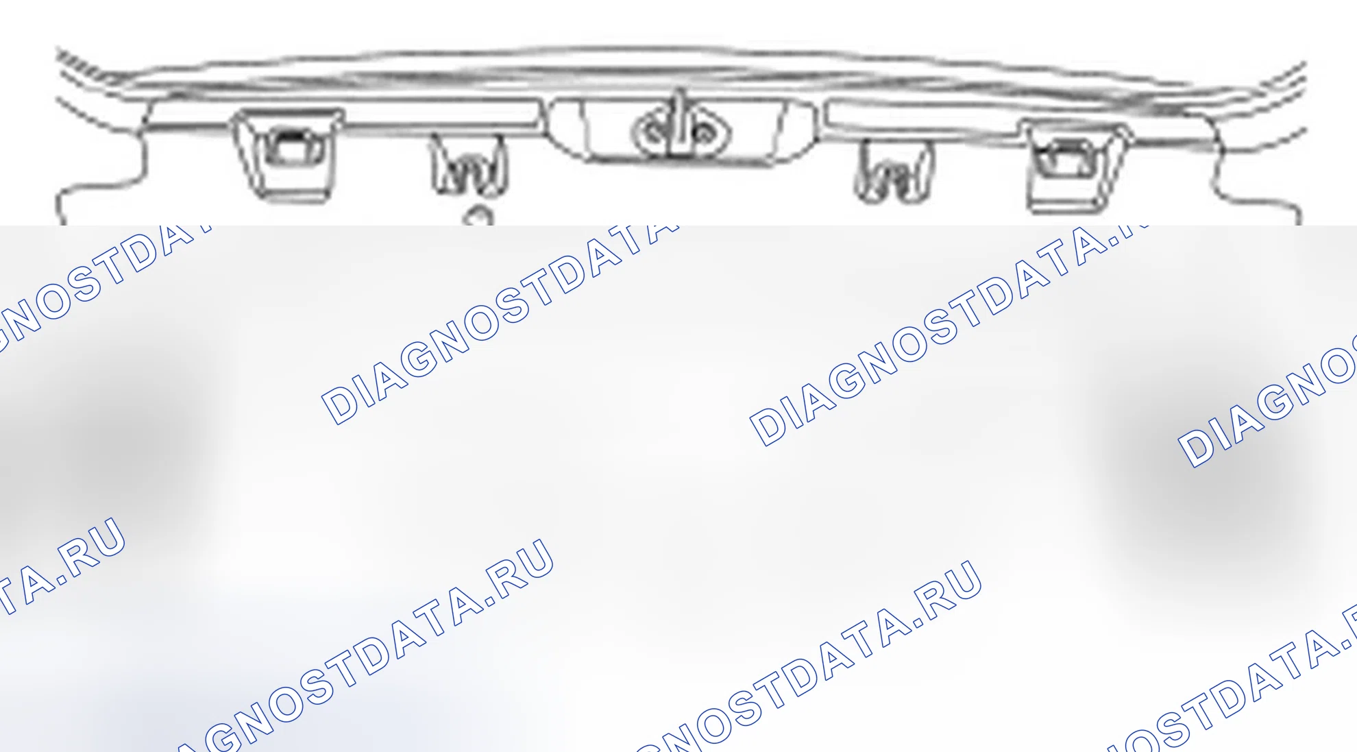 Рис. 58: Центровка подъемных ворот. Ford Flex I