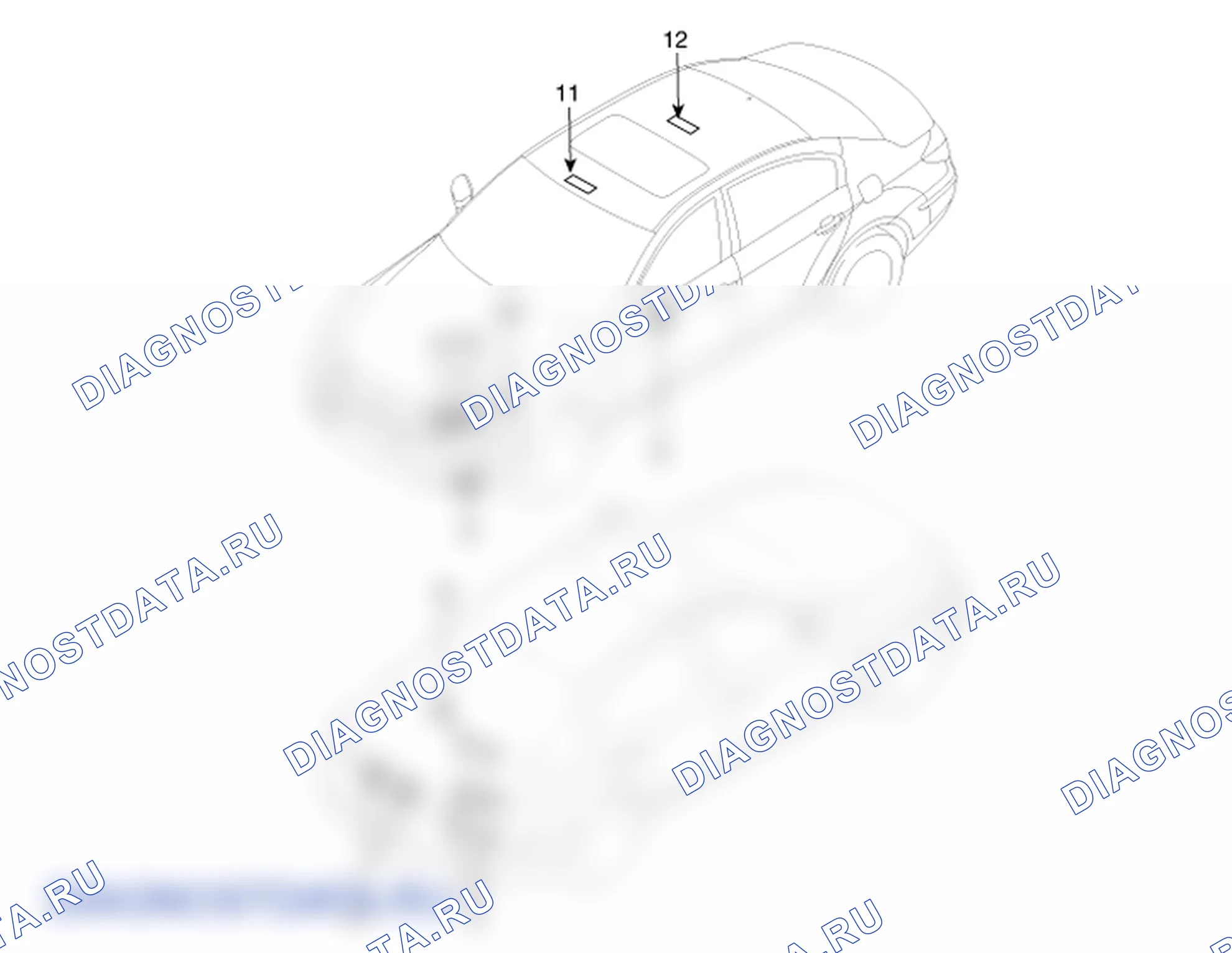 Компоненты и их расположение. Hyundai Genesis BH