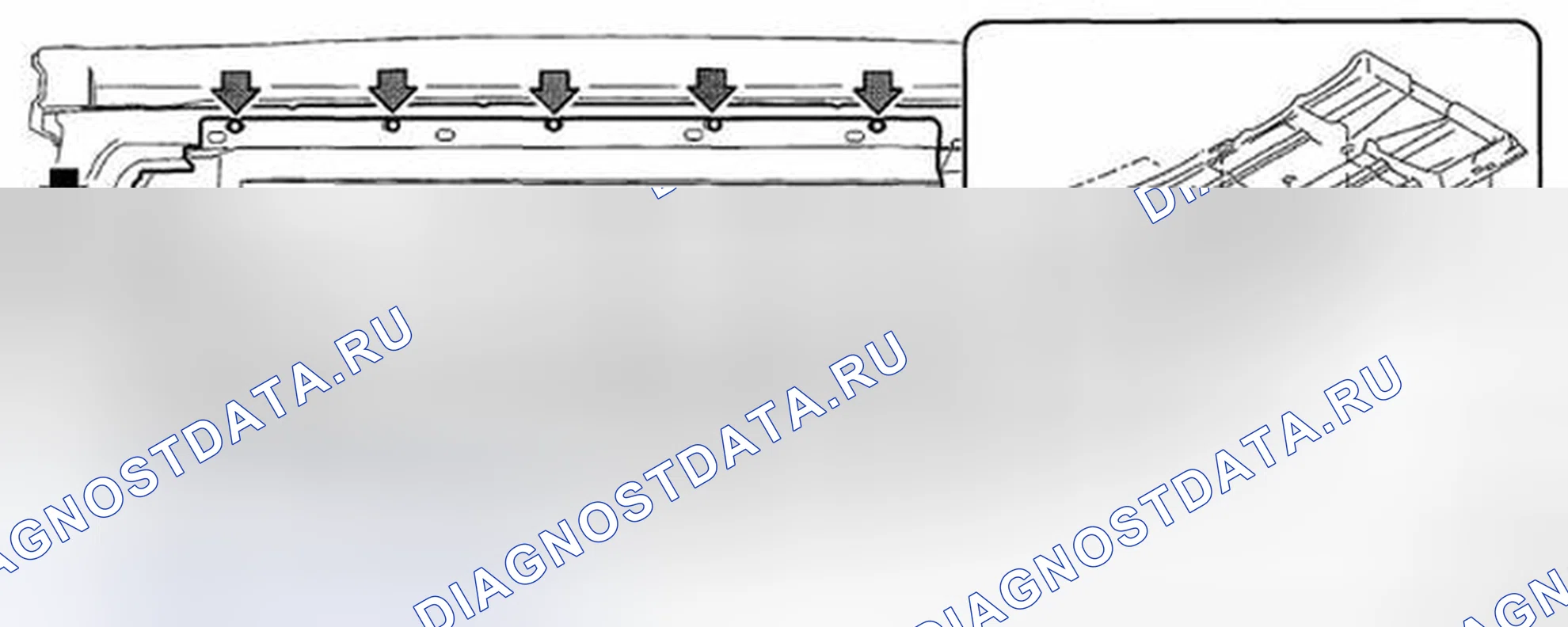 Рис. 40: ДЕМОНТАЖ. Subaru Legacy BM/BR