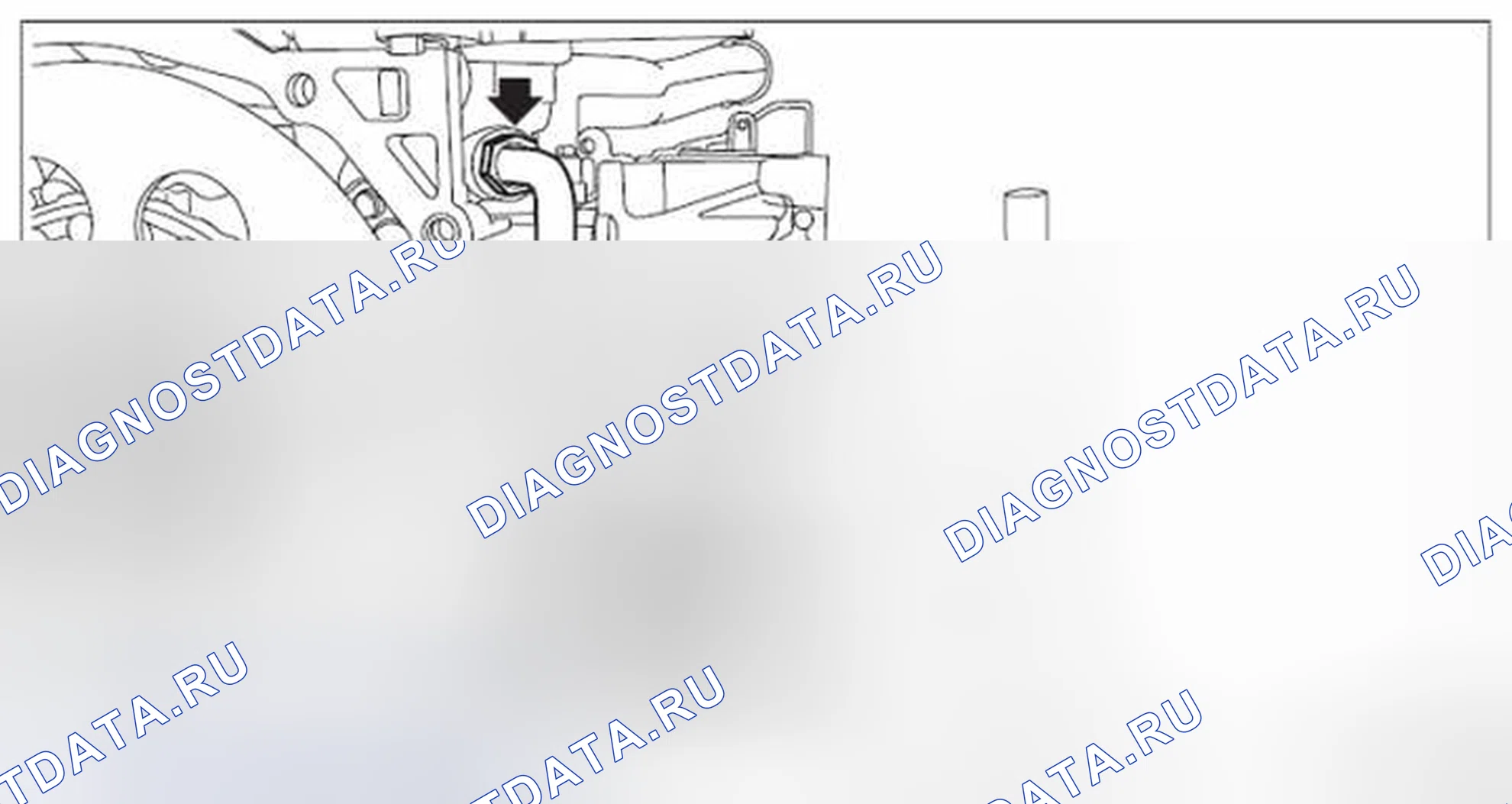 Рис. 309: ГОЛОВКА ЦИЛИНДРОВ ПРАВАЯ. Subaru Outback BR рестайлинг