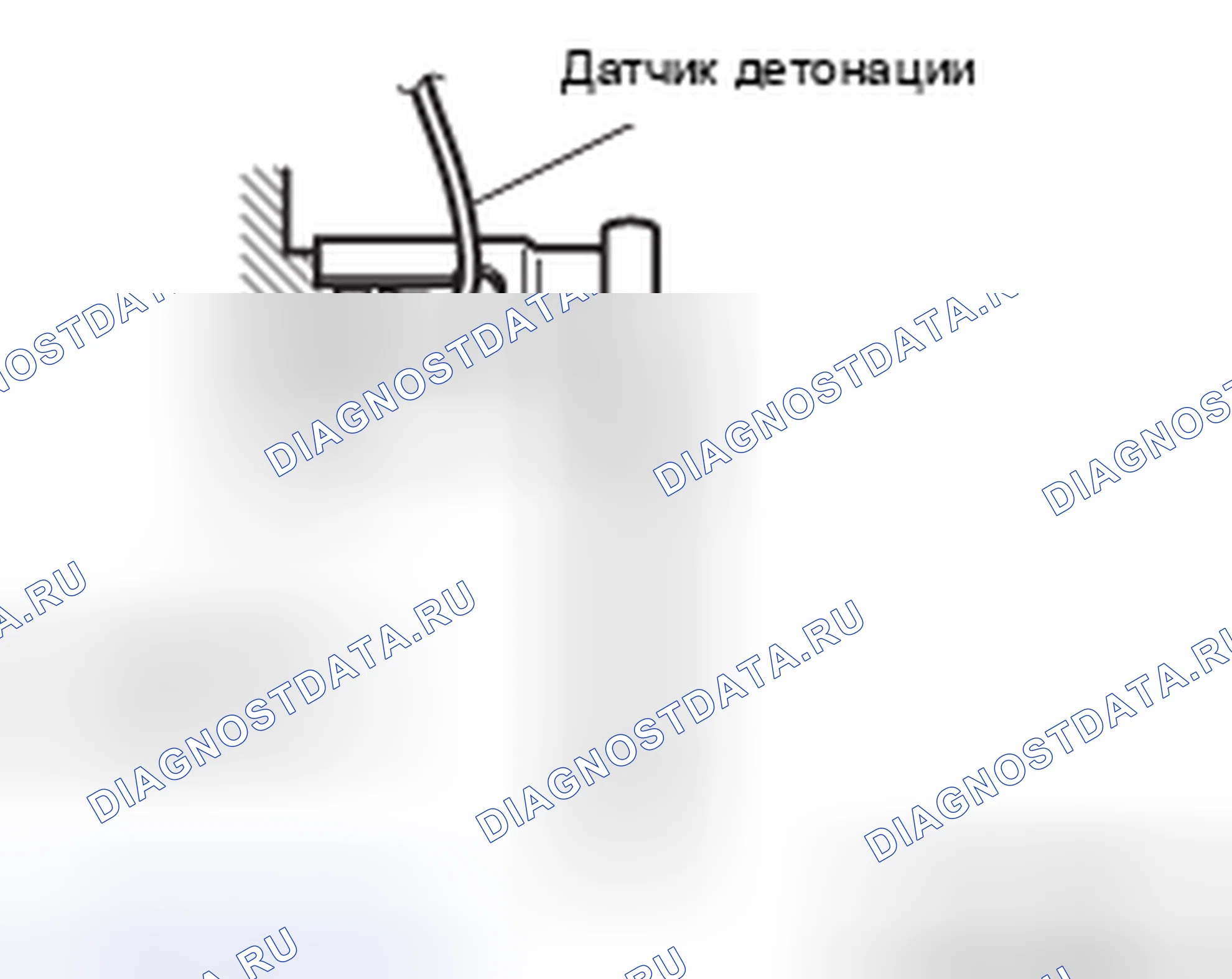 Рис. 2: < > ДЕМОНТАЖ ДАТЧИКА ДЕТОНАЦИИ. Honda Crosstour I рестайлинг