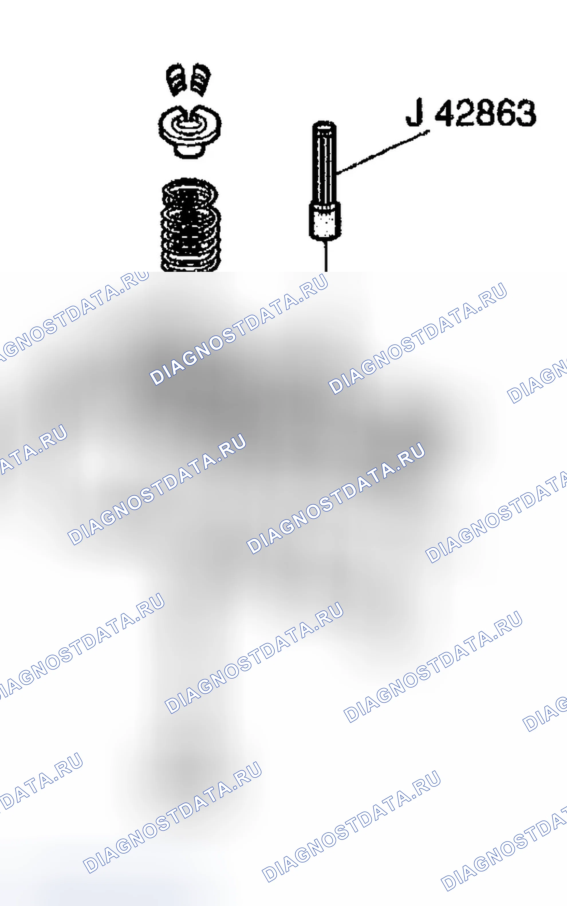 Рис. 403: Процедура установки. Chevrolet Impala VIII