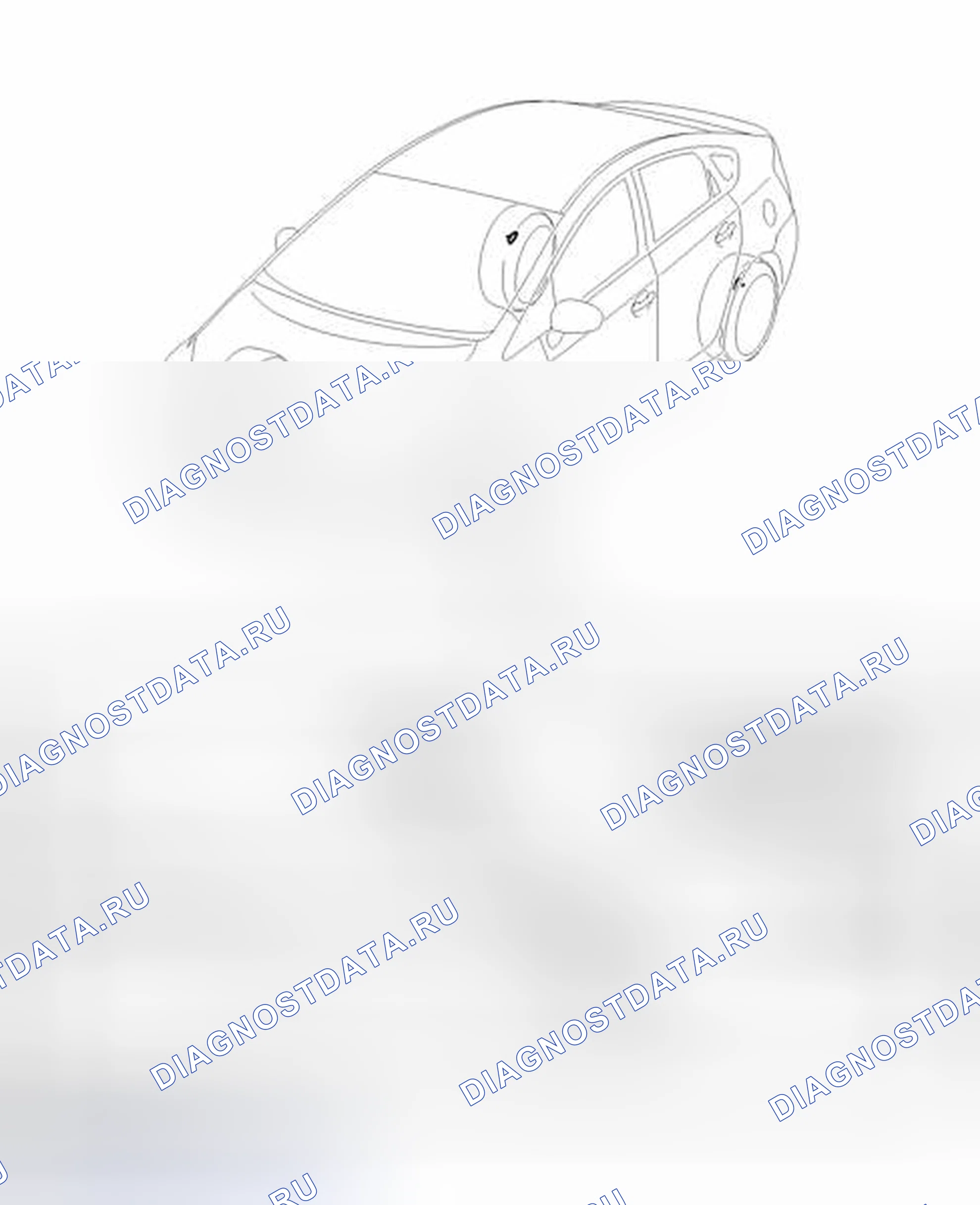 Рис. 82: ИЛЛЮСТРАЦИЯ. Toyota Prius III рестайлинг
