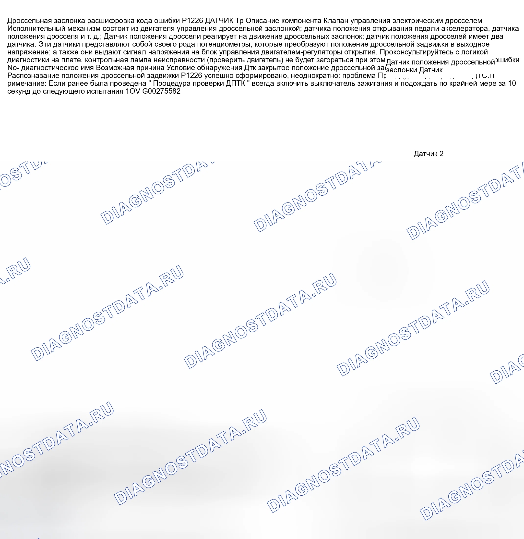 Рис. 687: расшифровка кода ошибки P1226: ПРОБЛЕМА ПРОИЗВОДИТЕЛЬНОСТИ ОБУЧЕНИЯ ПОЛОЖЕНИЯ ЗАКРЫТОЙ ДРОССЕЛЬНОЙ ЗАСЛОНКИ. Nissan 350Z I
