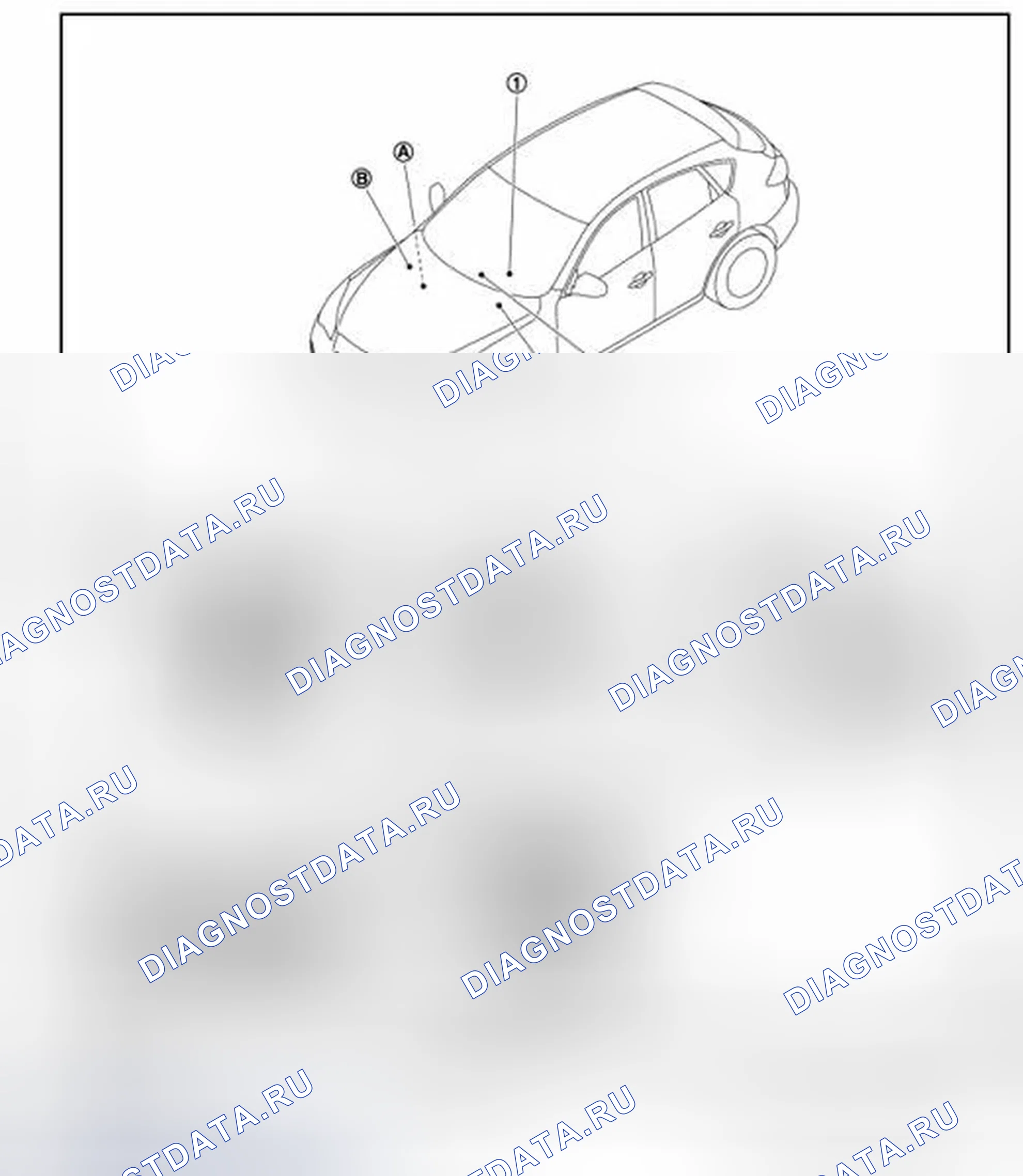 Рис. 4: Расположение компонентов. Infiniti EX35 I