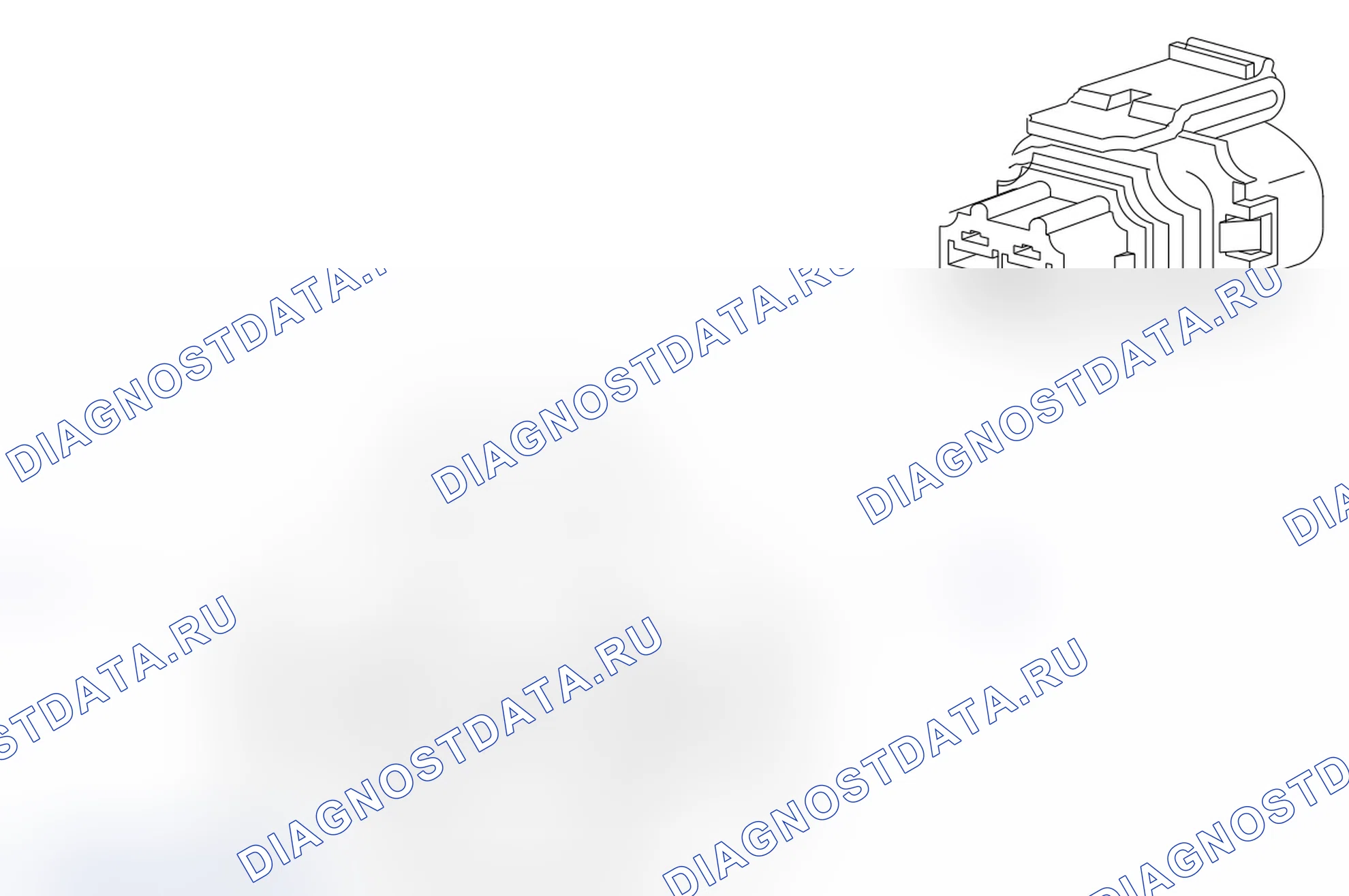 Распиновка разъёма B1_Y21. Opel Combo C