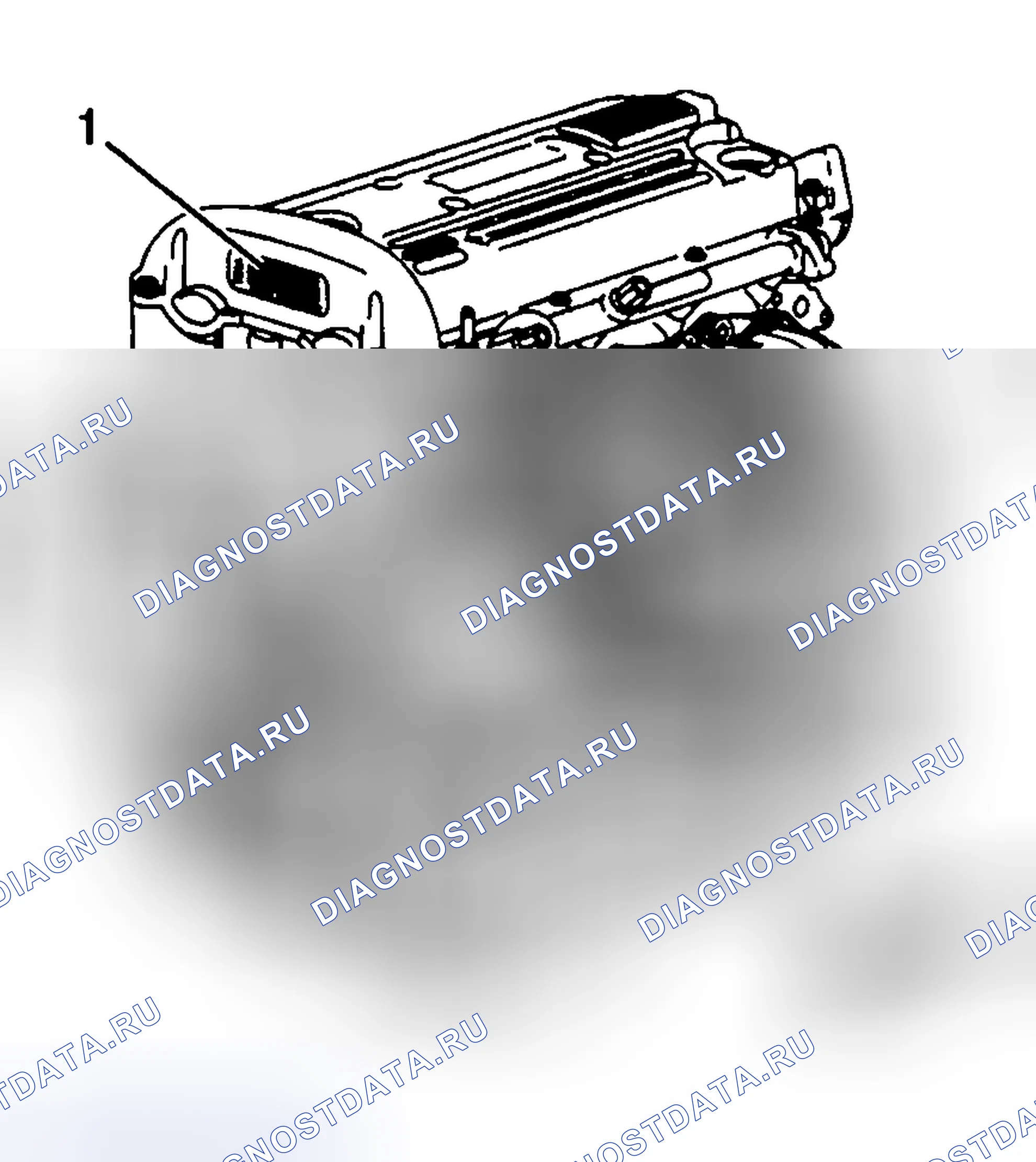 Рис. 43: Идентификация двигателя. Kia Ceed CD