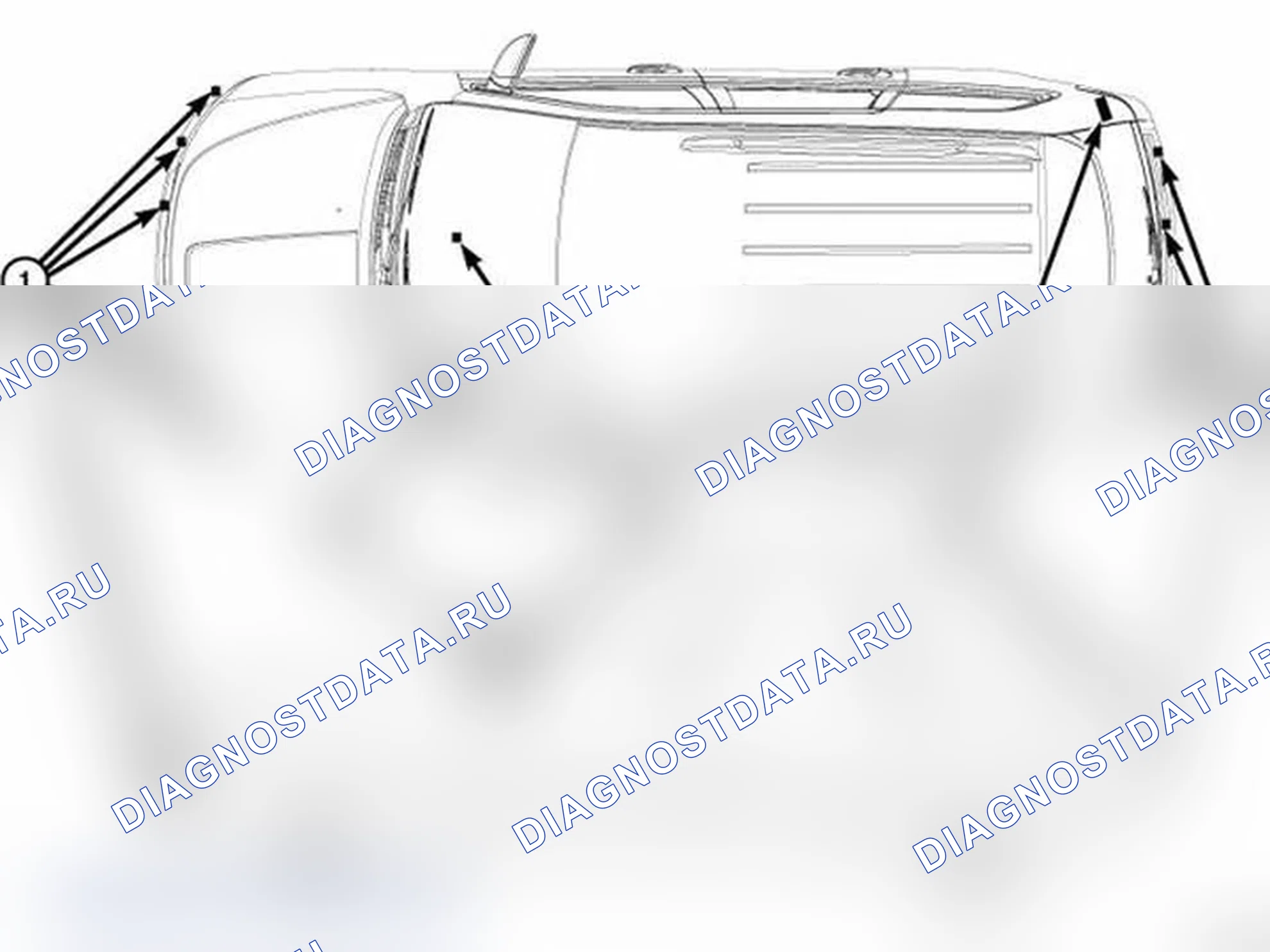 Рис. 3: СИСТЕМА ПОМОЩИ ПРИ ПАРКОВКЕ. Jeep Grand Cherokee WK2