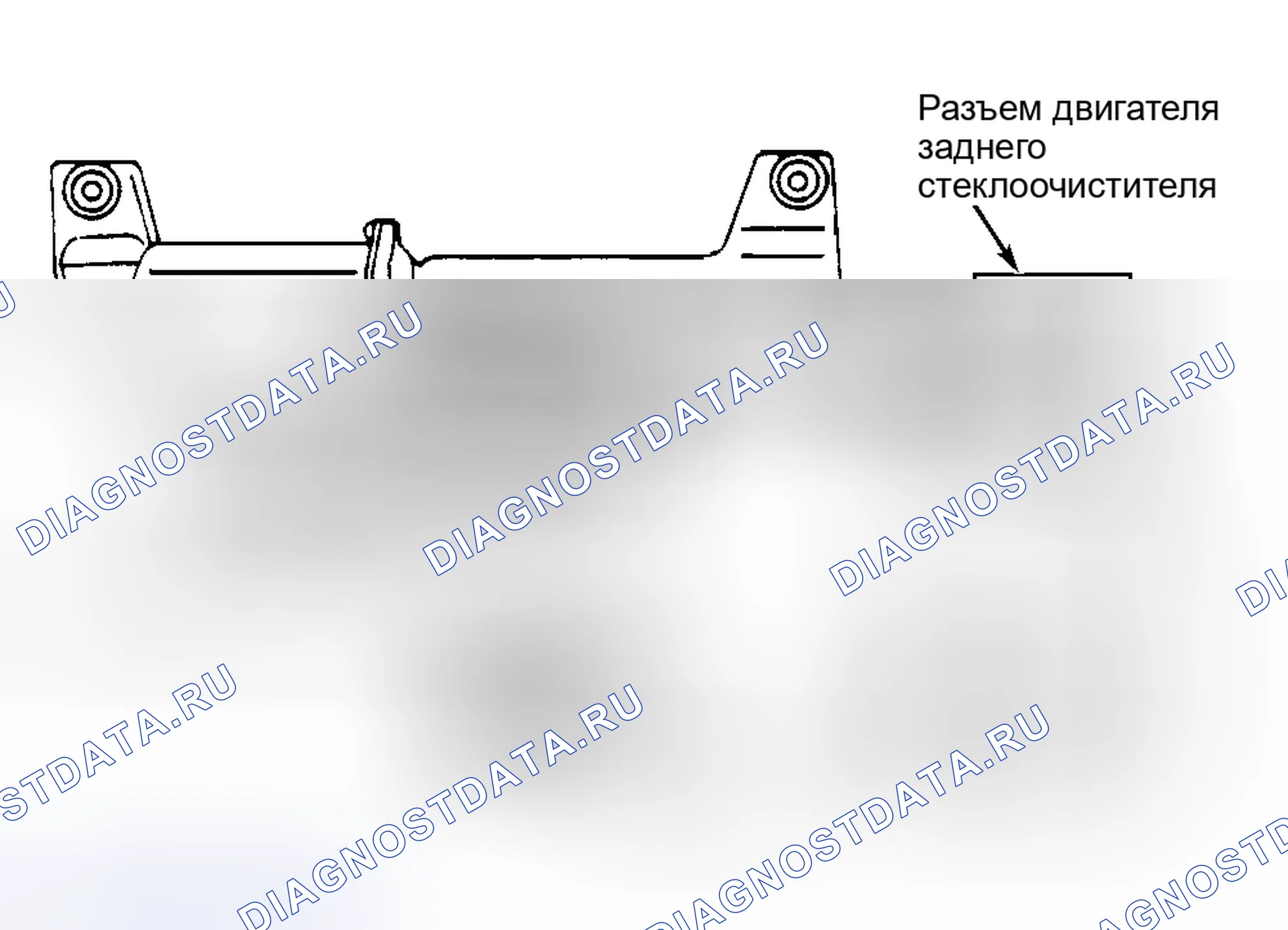 Рис. 3: ЭКСПЛУАТАЦИОННЫЕ ИСПЫТАНИЯ ДВИГАТЕЛЯ ЗАДНЕГО СТЕКЛООЧИСТИТЕЛЯ (МОДЕЛИ ВАГОНОВ). Subaru Legacy BC/BJ/BF