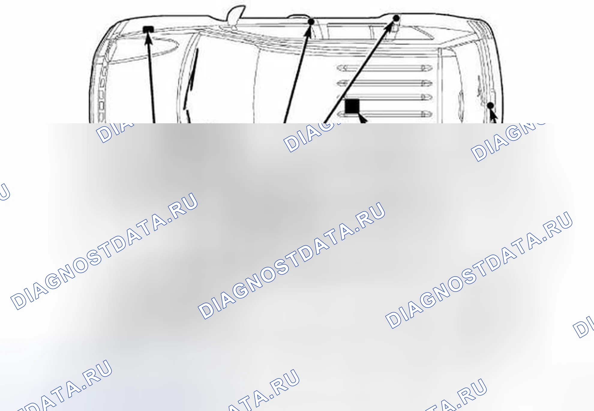 Рис. 2: ОПИСАНИЕ замков дверей и противоугонной системы. Jeep Compass I рестайлинг 2