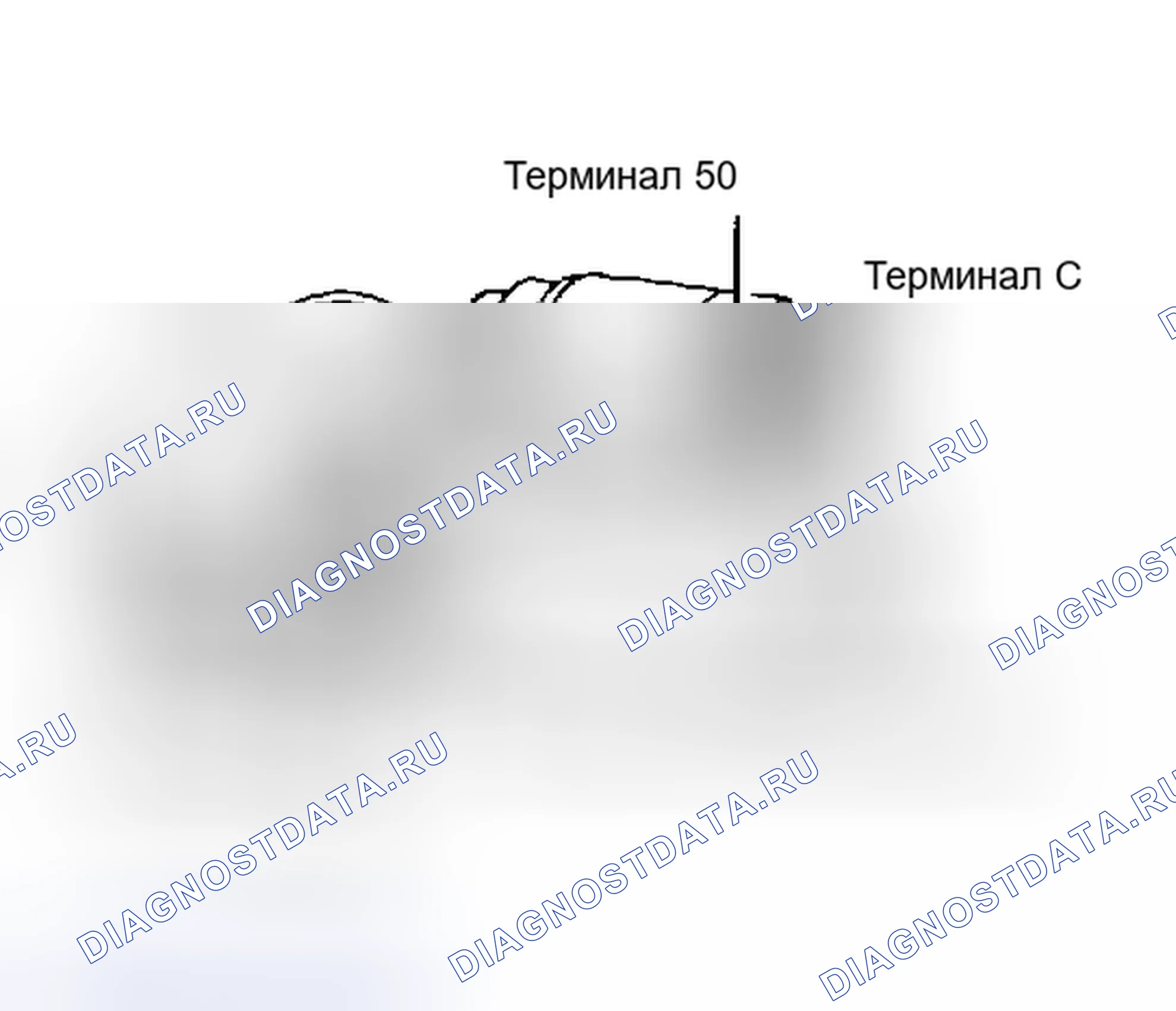 Рис. 4: Испытание втягивающей катушки соленоида. Toyota Paseo L40