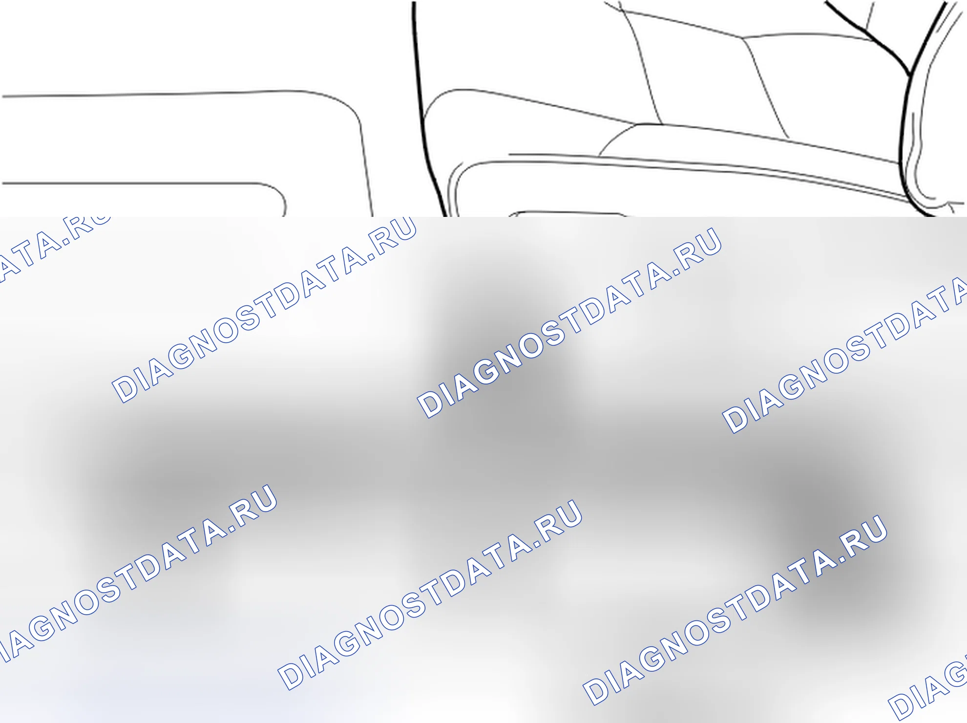 Рис. 85: Снятие панели подоконника и монтажных зажимов. Volvo S40 I рестайлинг