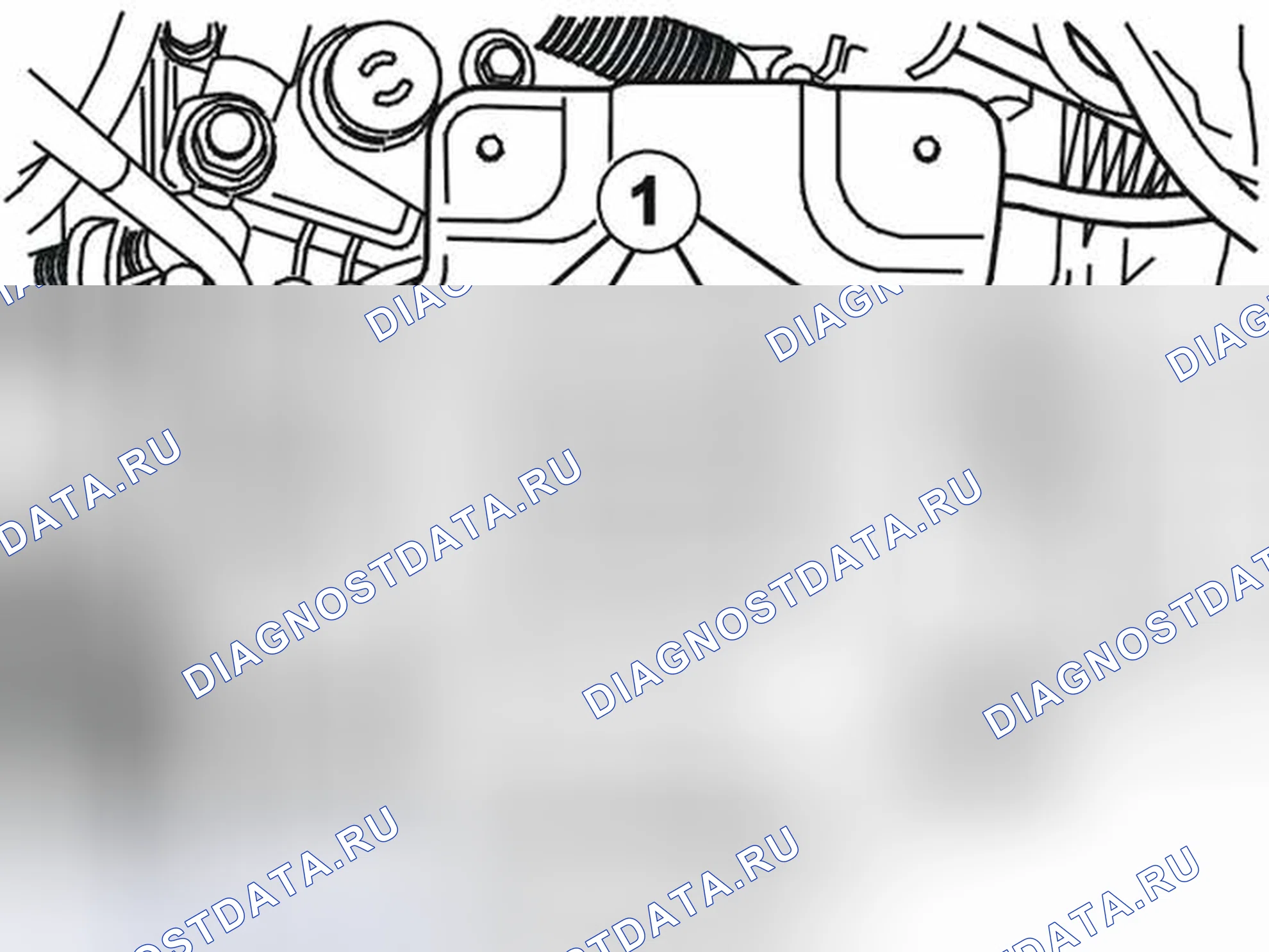 Рис. 319: Снятие подушки двигателя. Volvo V70 II
