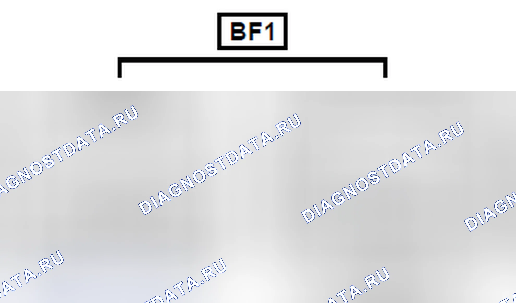 Рис. 898: Вид с торца линейного соединителя (BF1). Toyota 4Runner V