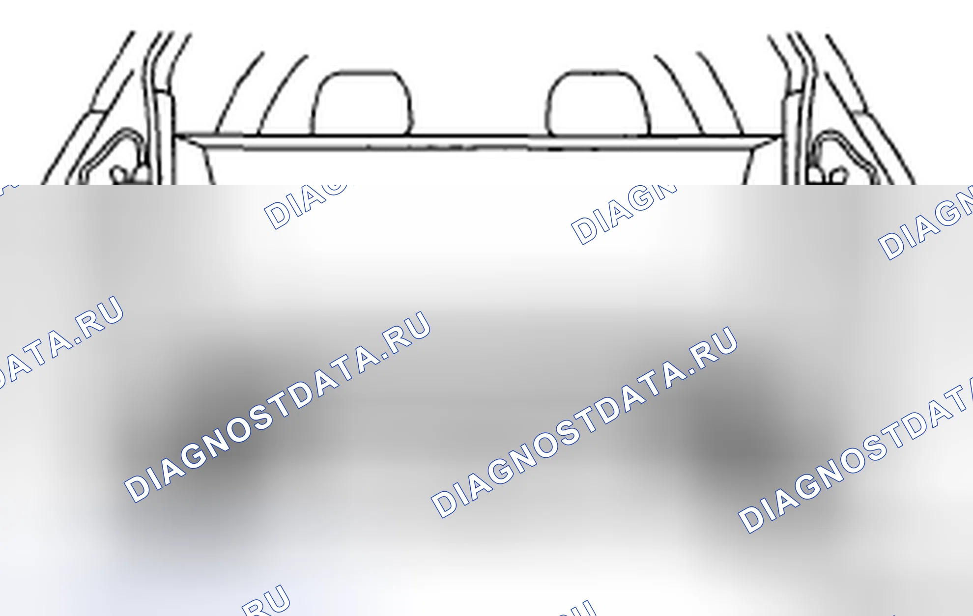 Рис. 184: БАЛКА ЗАДНЕГО БАМПЕРА В СБОРЕ. Subaru Outback BP рестайлинг