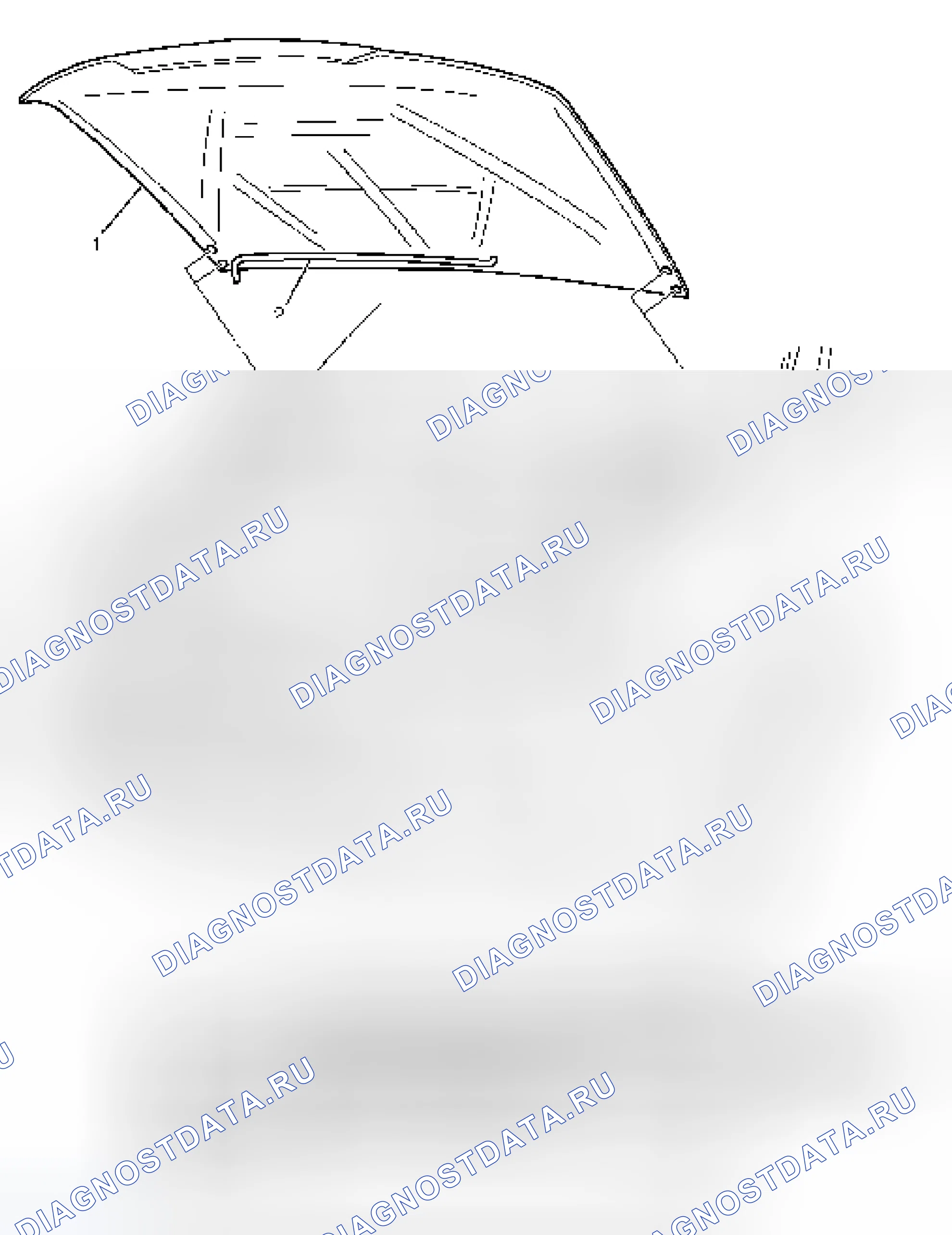 Рис. 16: РАСПОЛОЖЕНИЕ ДЕТАЛЕЙ. Isuzu Axiom I