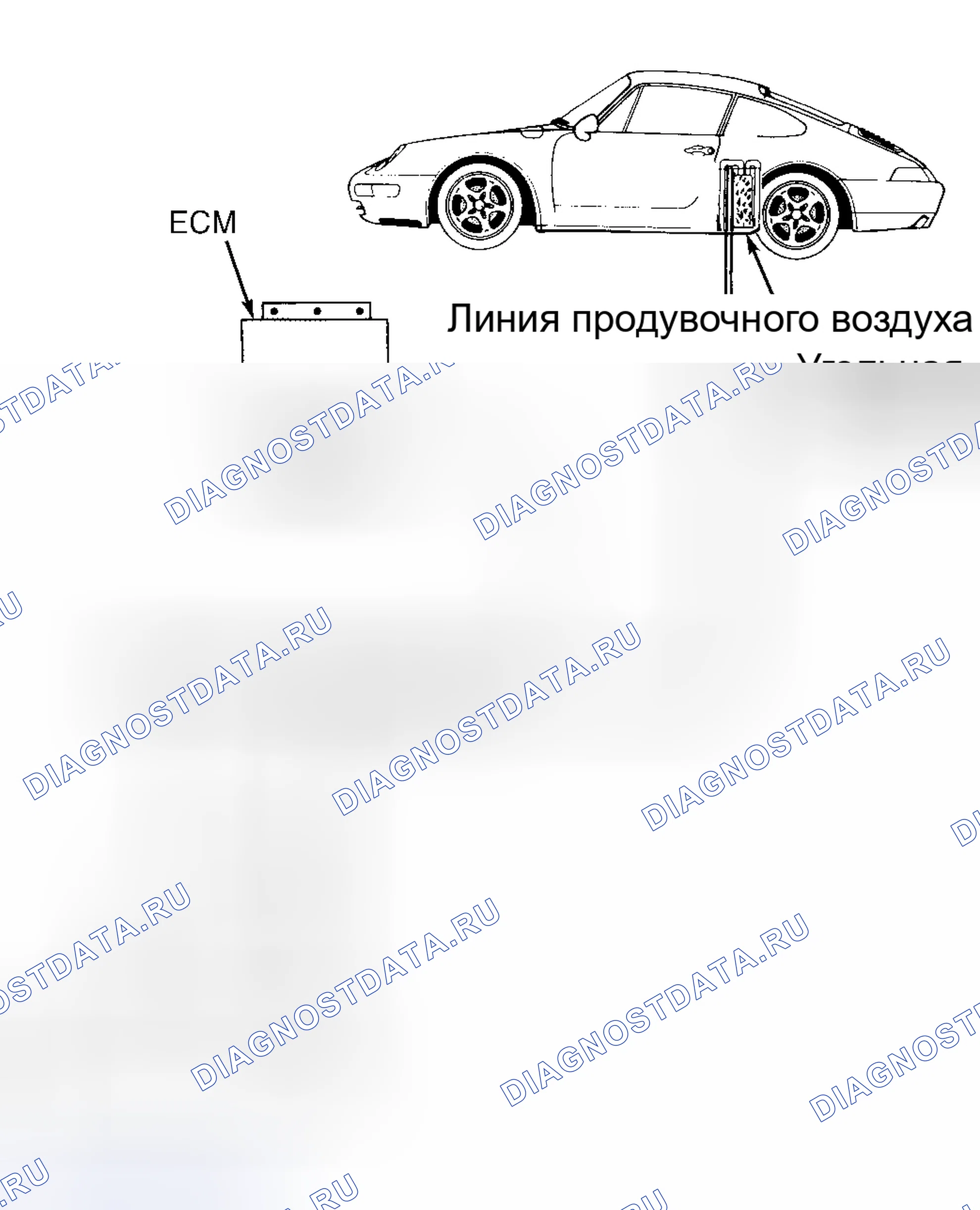 Рис. 18: Проверка системы. Porsche 911 Carrera 4 996