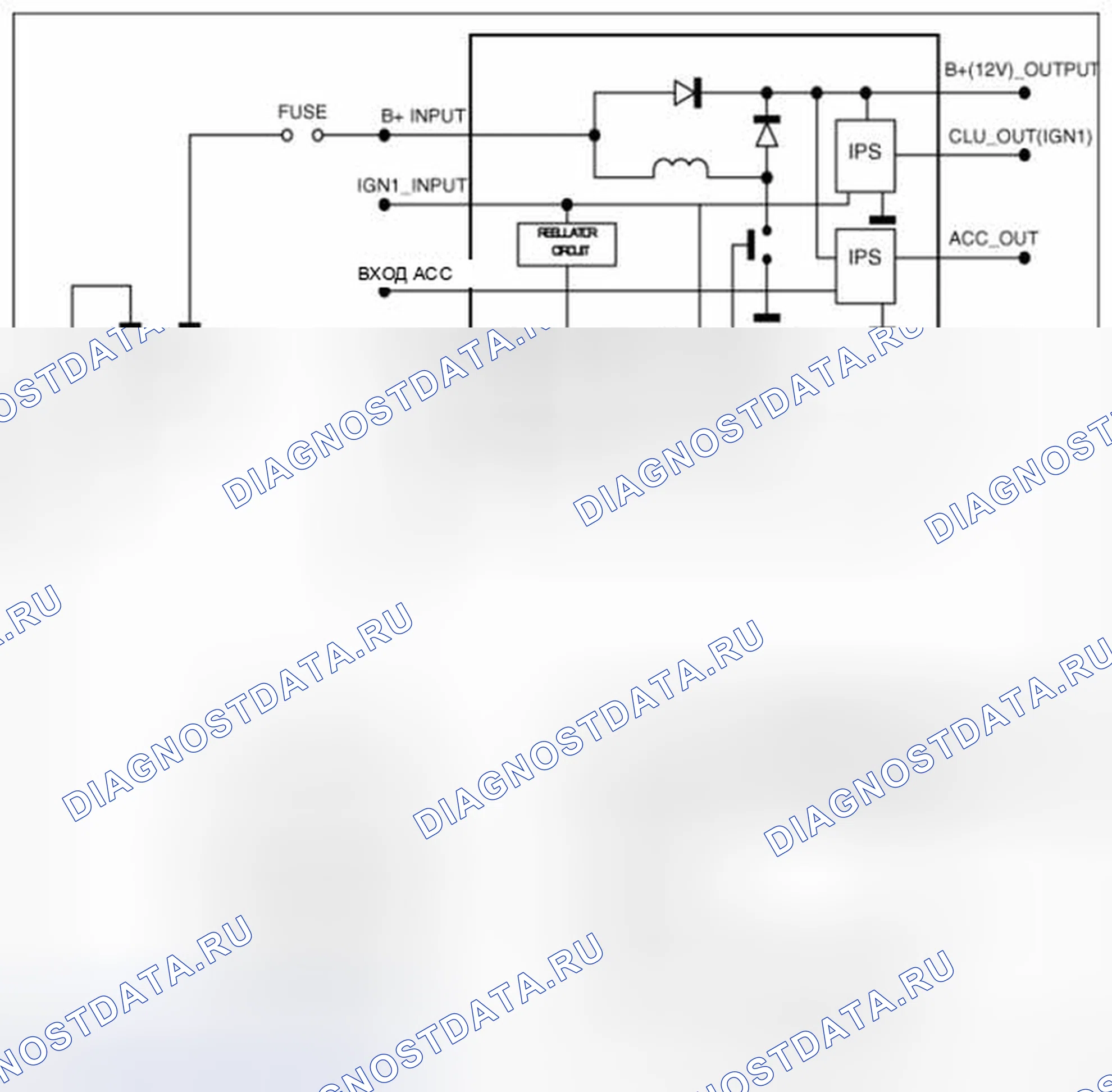 Рис. 46: Принципиальная схема. BMW 6 серия F06/F13/F12