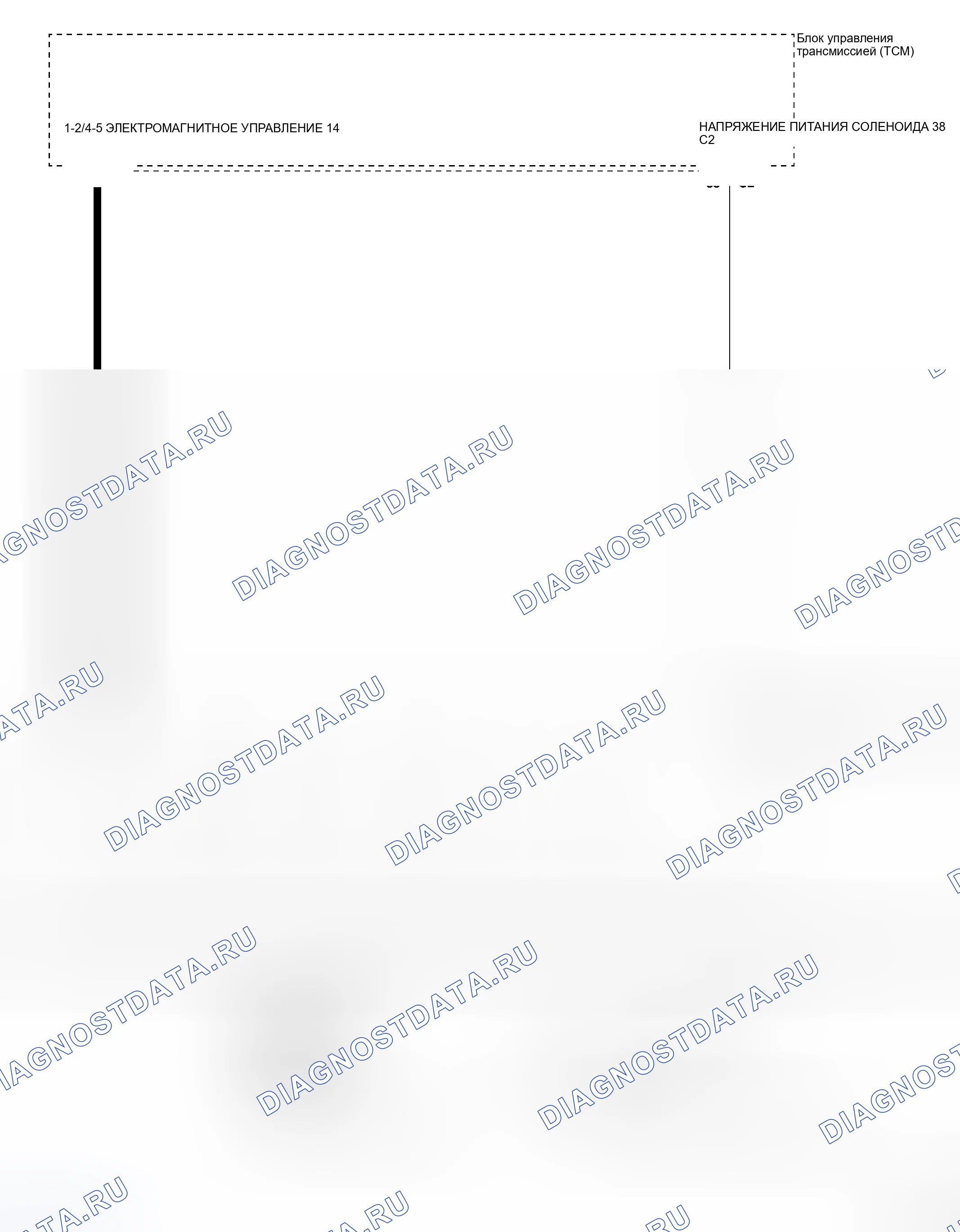 Рис. 339: ЦЕПЬ ЭЛЕКТРОМАГНИТА P0753-1-2/4-5: КОРОТКОЕ замыкание на массу. Chrysler Crossfire I final