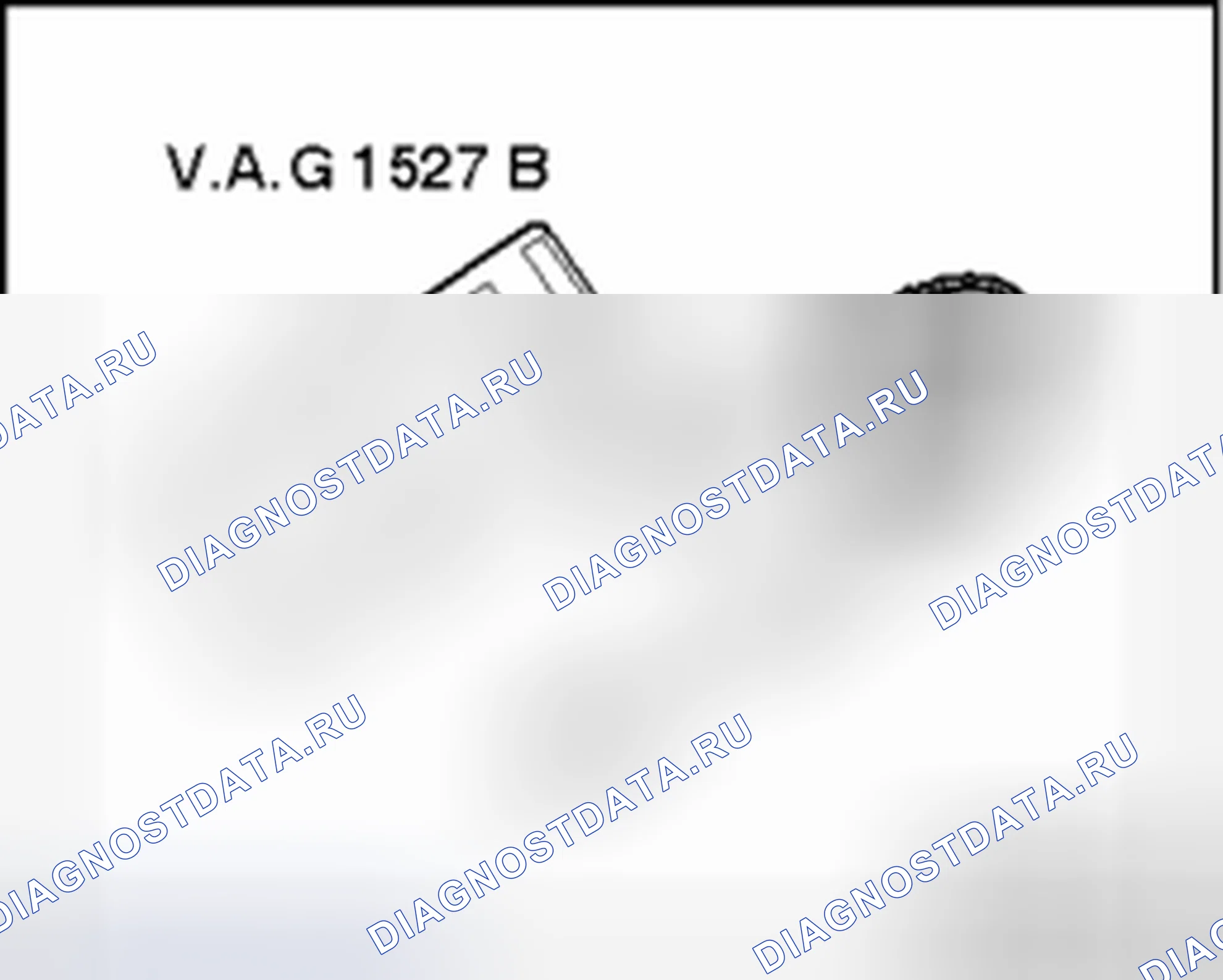 Рис. 384: Насос охлаждающей жидкости после прогона, проверка. Volkswagen Passat B5 рестайлинг