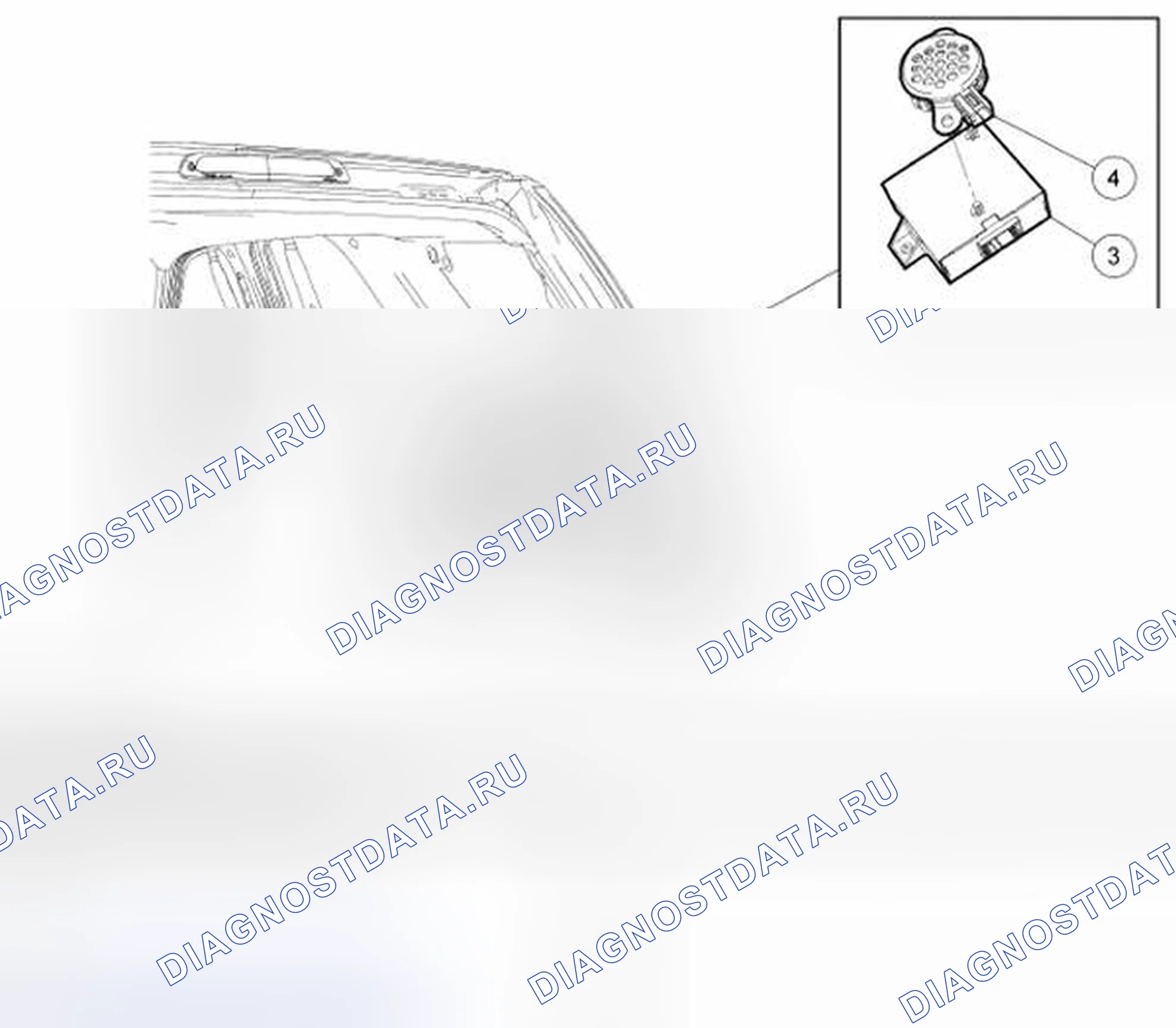 Рис. 21: Модуль помощи при парковке. Hyundai Matrix I рестайлинг
