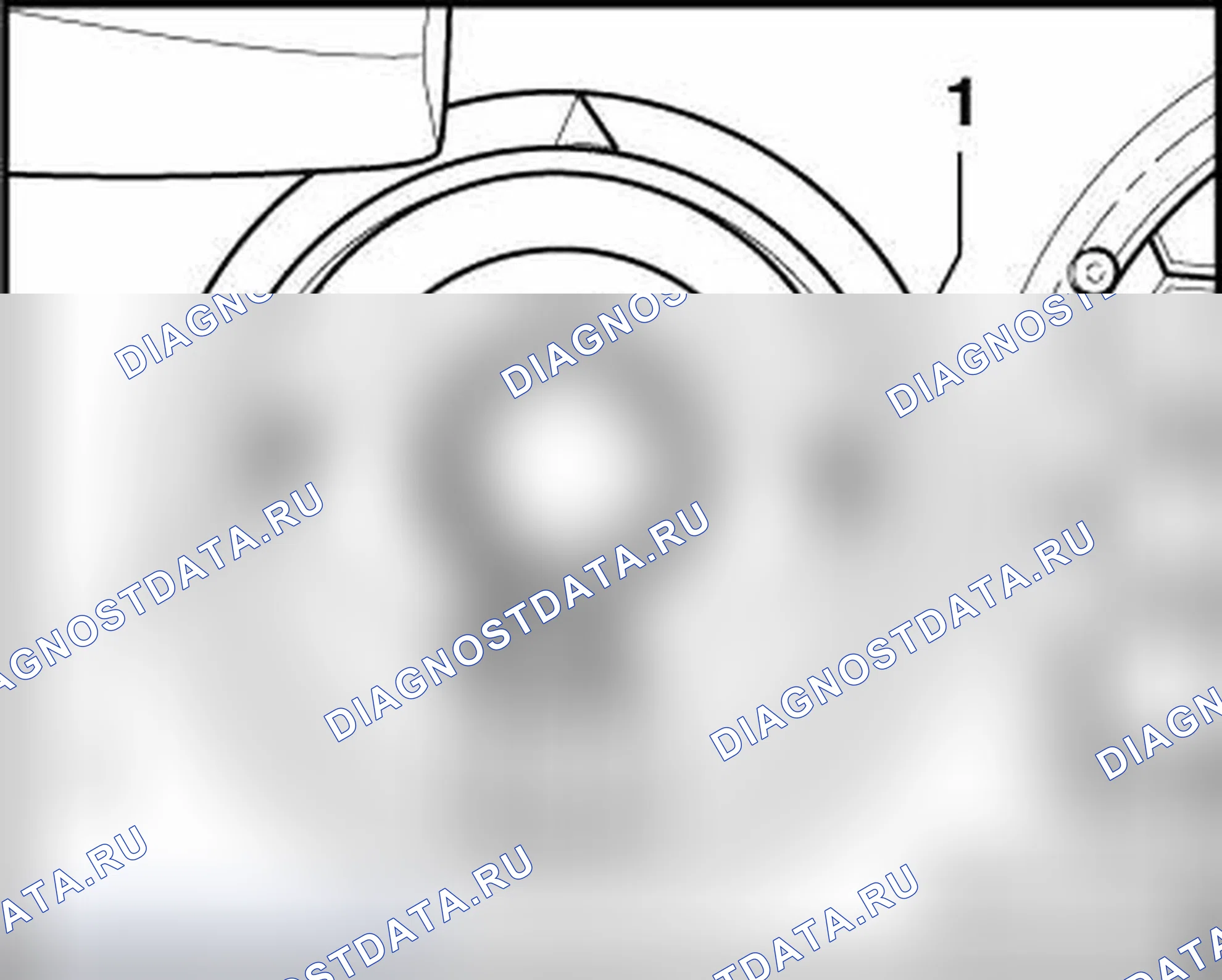 Рис. 172: ЗАДНИЙ ГРОМКОГОВОРИТЕЛЬ TREBLE. Volkswagen New Beetle A4 рестайлинг