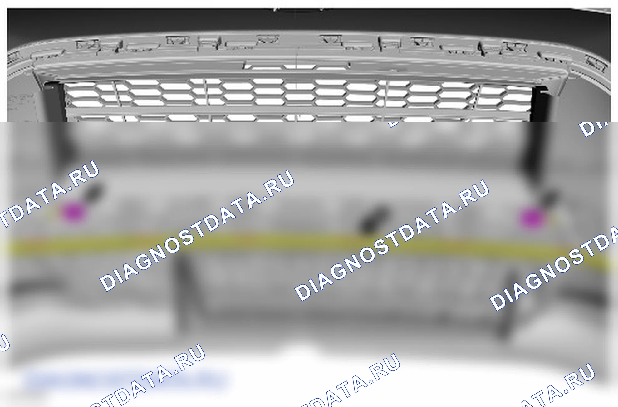 Как снять и установить жгут электропроводки переднего бампера. Ford Galaxy III