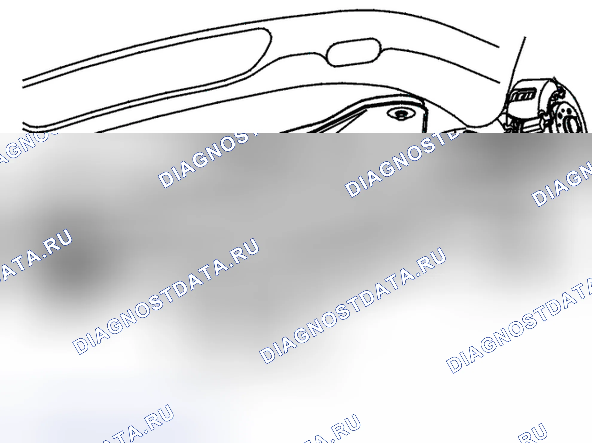 Рис. 192: Снятие защиты от брызг под двигателем. Volvo S60 I