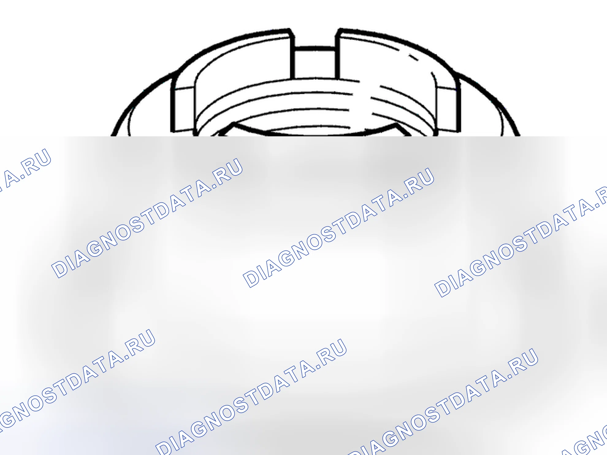 Рис. 1160: Новая гайка приводного вала, общая информация. Volvo C70 I