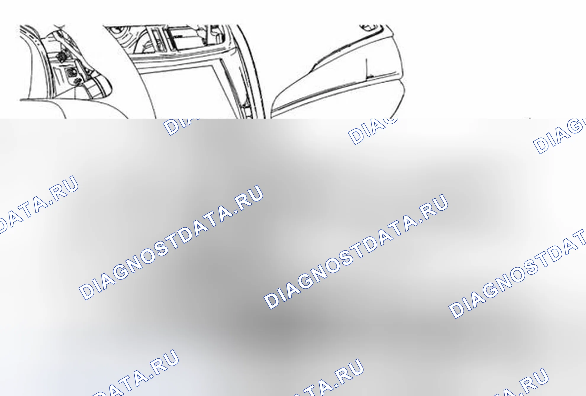 Рис. 41: Замена индикатора управления автоматической коробкой передач. Cadillac ELR I