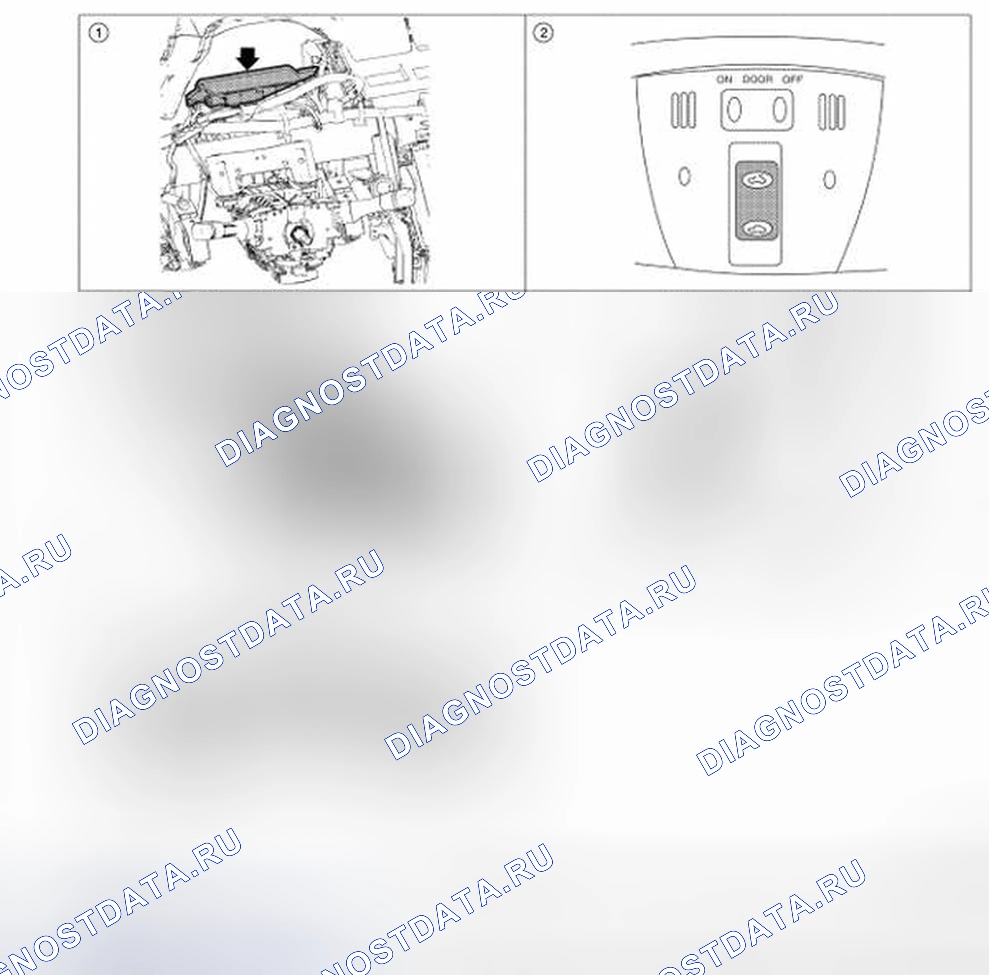 Рис. 26: Расположение компонентов. Nissan Altima L32