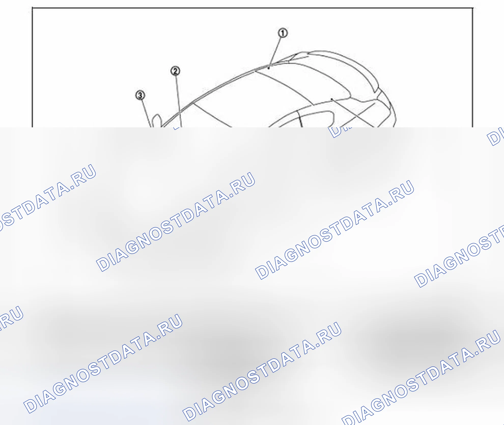 Рис. 10: Расположение компонентов. Infiniti G37 IV рестайлинг