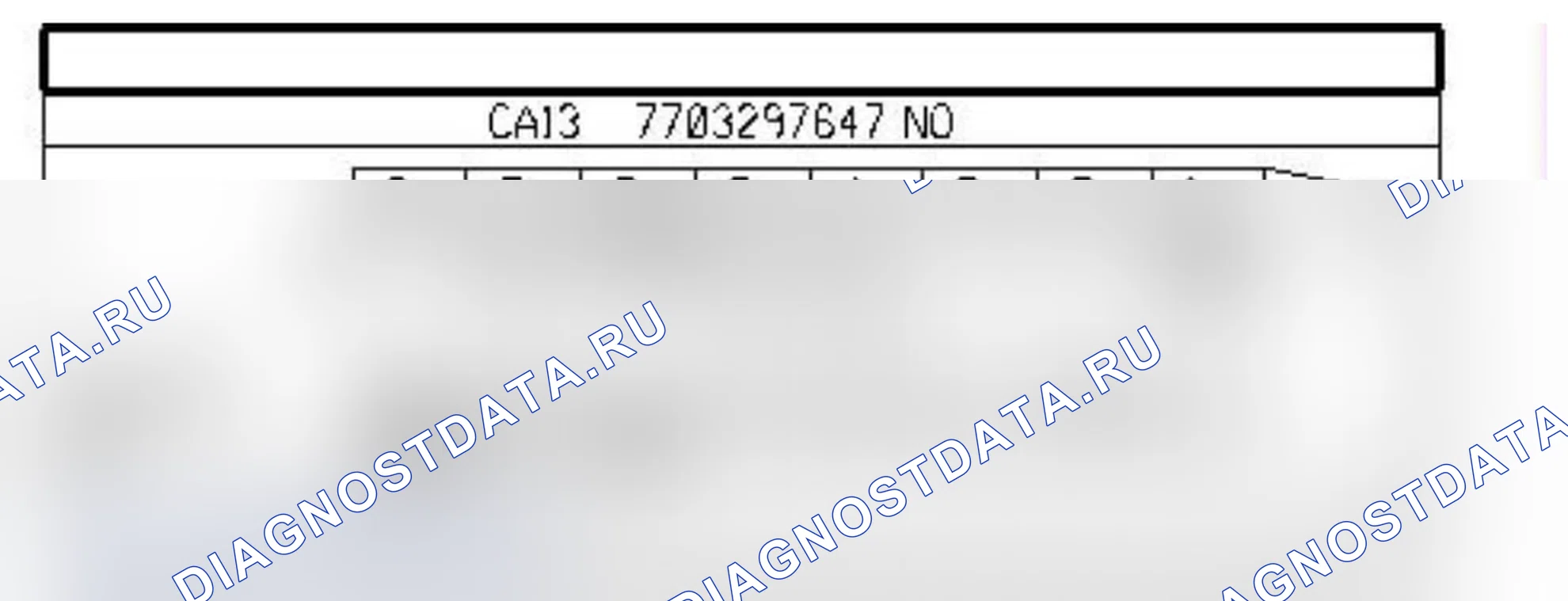 Распиновка разъёма 225 — Диагностический раз.. Renault Clio II