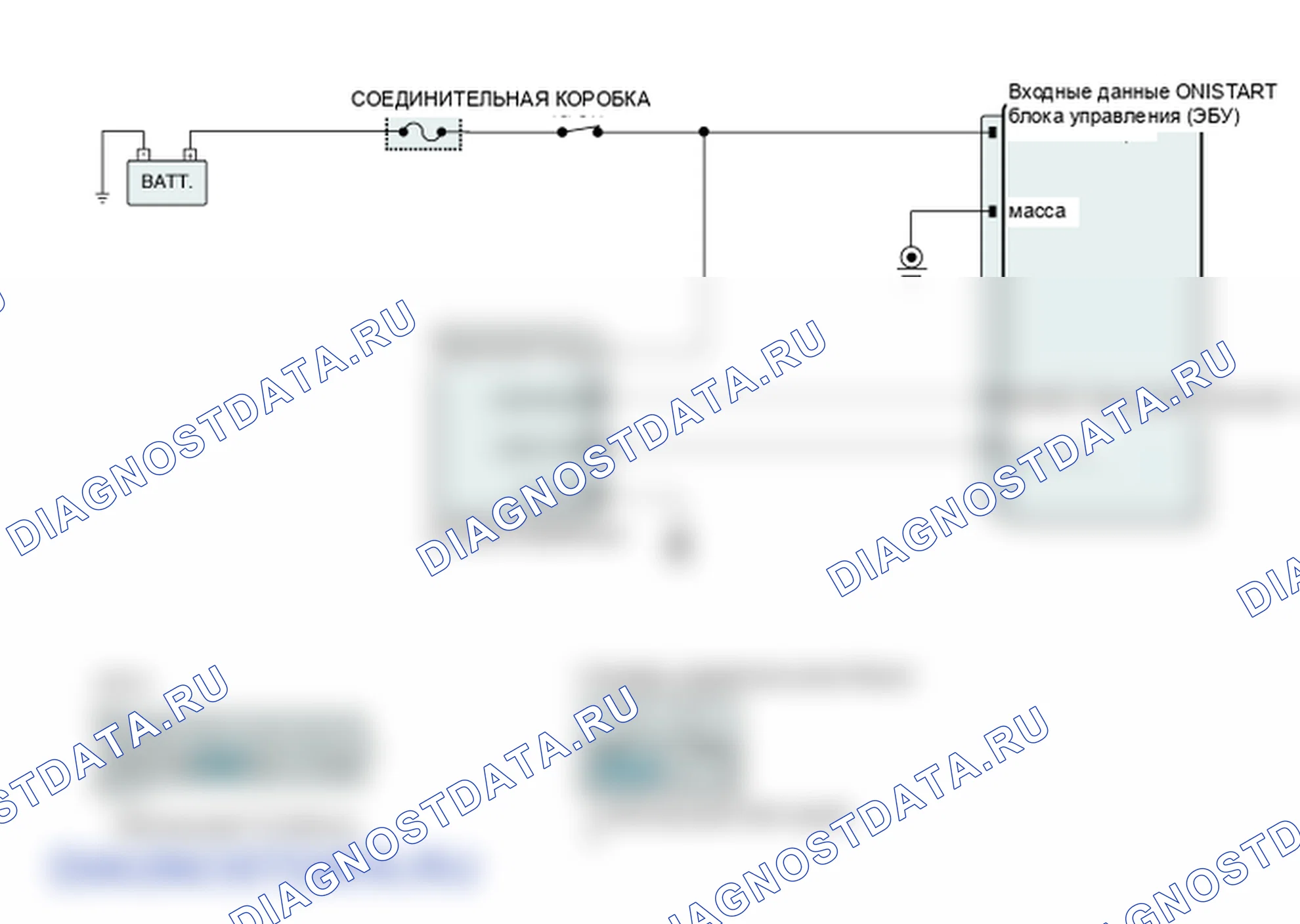 Диагностическая схема — B1301 Ошибка сигнала угла поворота руля. Hyundai Genesis BH