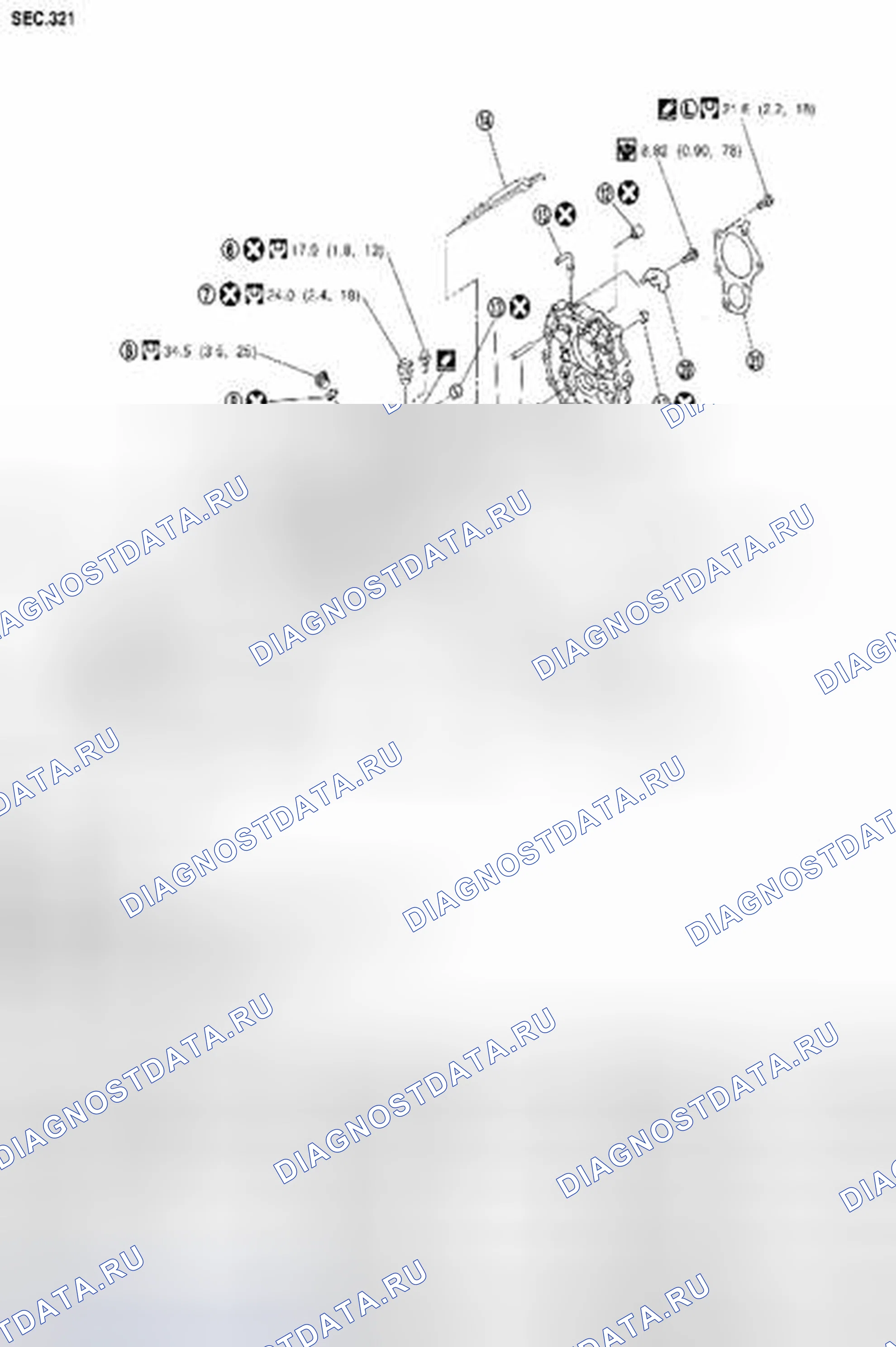 Рис. 15: Компоненты корпуса. Suzuki Equator I