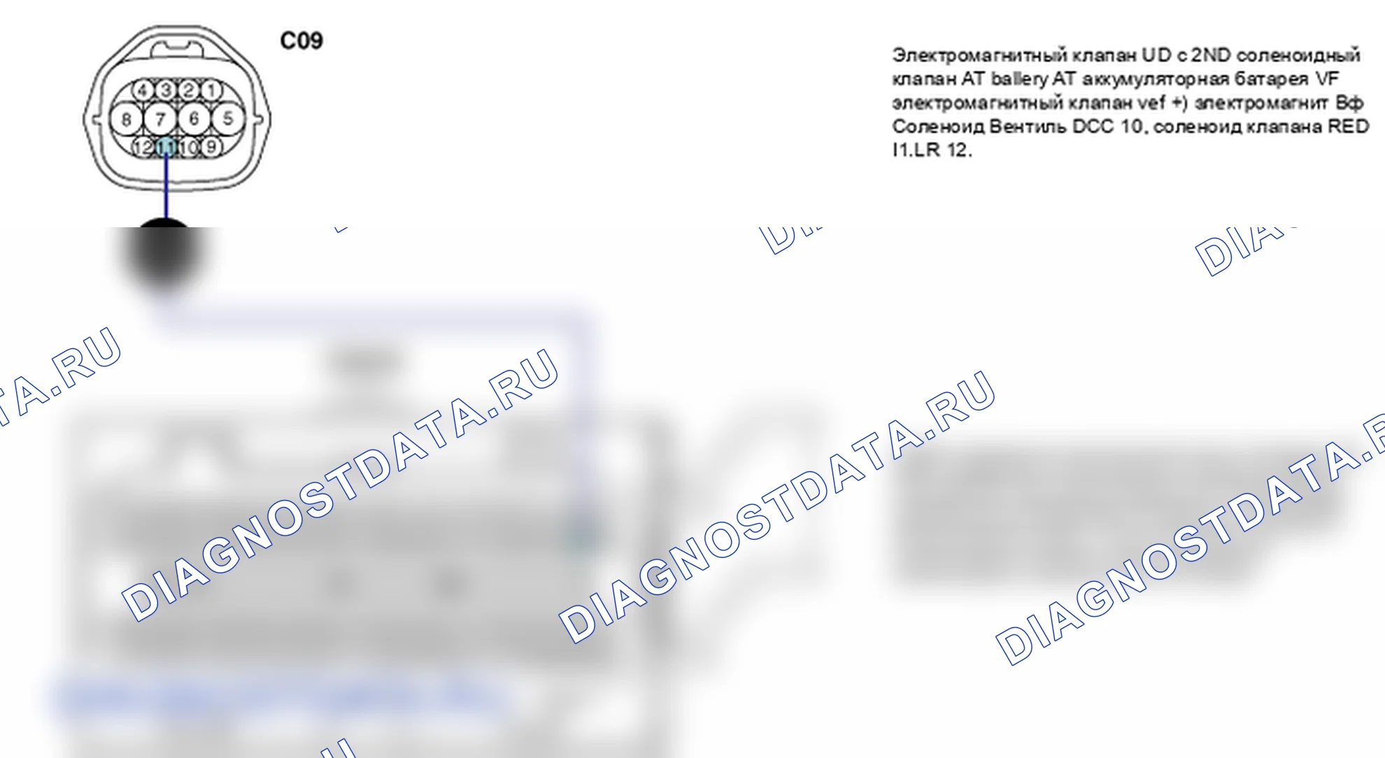 Контроль проводов — P0750. Hyundai Santa Fe CM