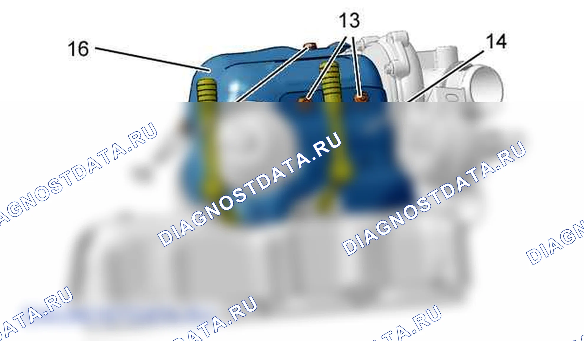 Снятие - установка: турбокомпрессор — b1hp2wqd. Citroen C8 I