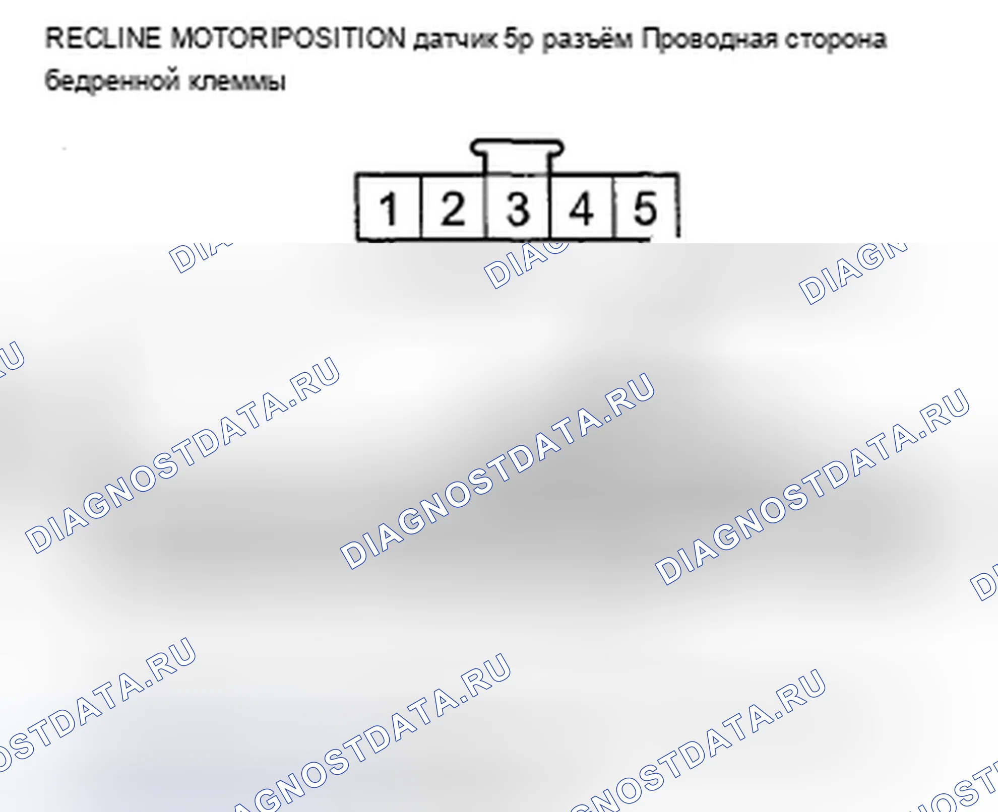 Рис. 384: B1828 расшифровка кода ошибки: ошибка импульса двигателя откидной линии силового кресла. Acura TSX II