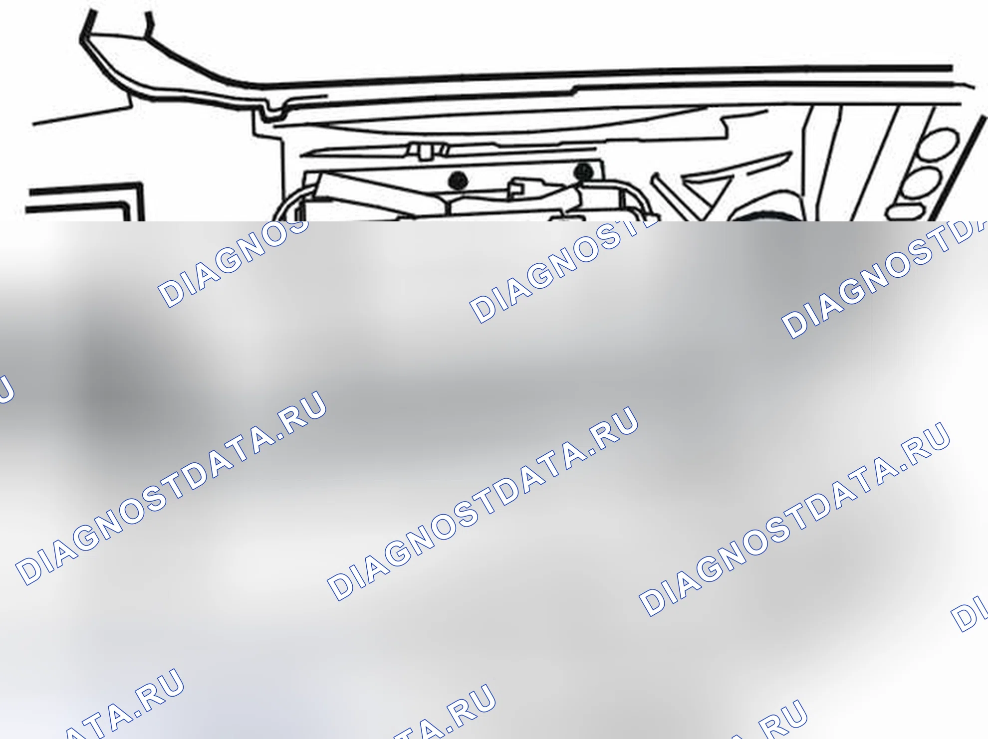 Рис. 109: Снятие подушки безопасности со стороны пассажира (SRS). Volvo V70 II