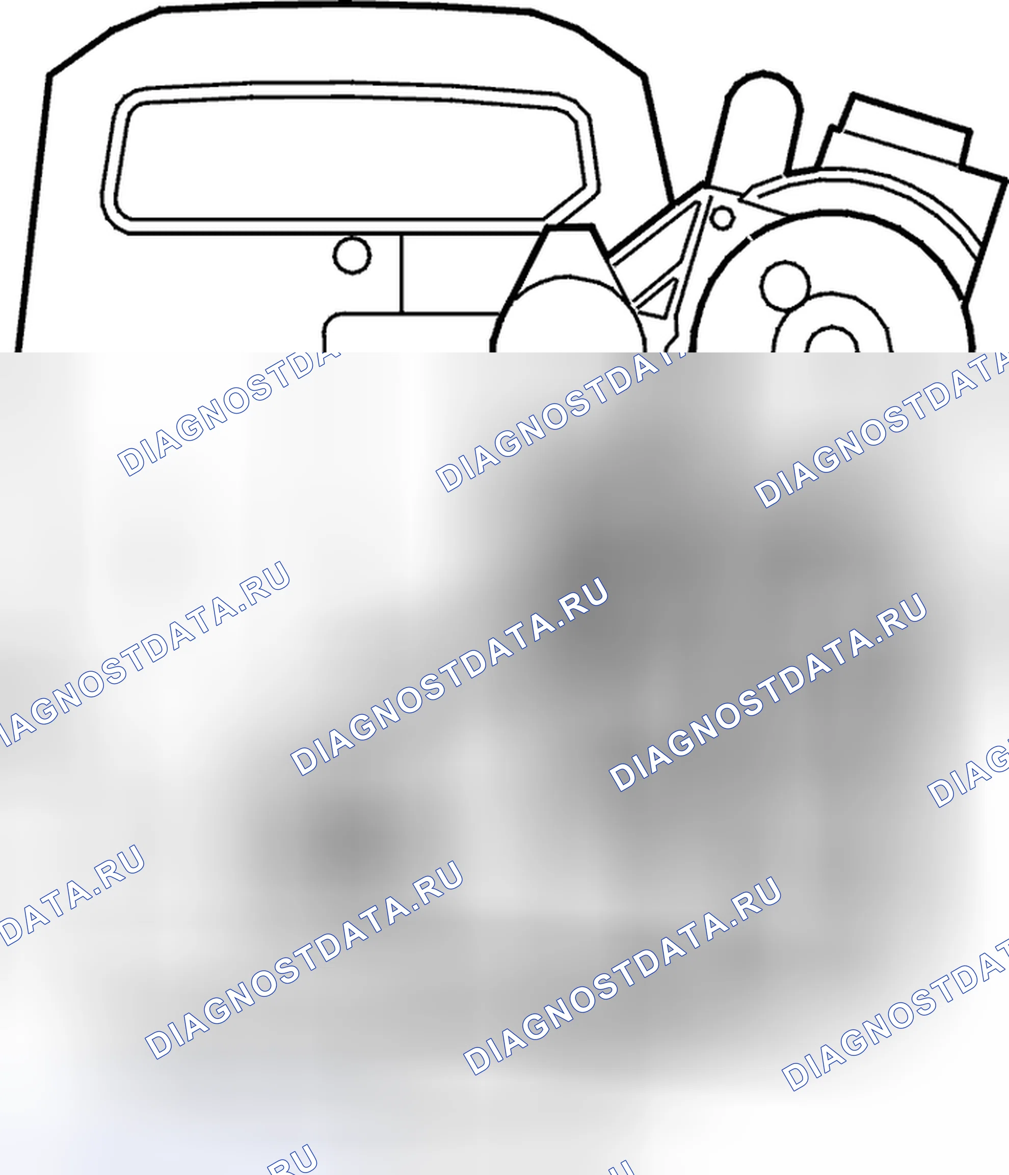 Рис. 198: Установка ремня вспомогательного оборудования. Volvo C70 I