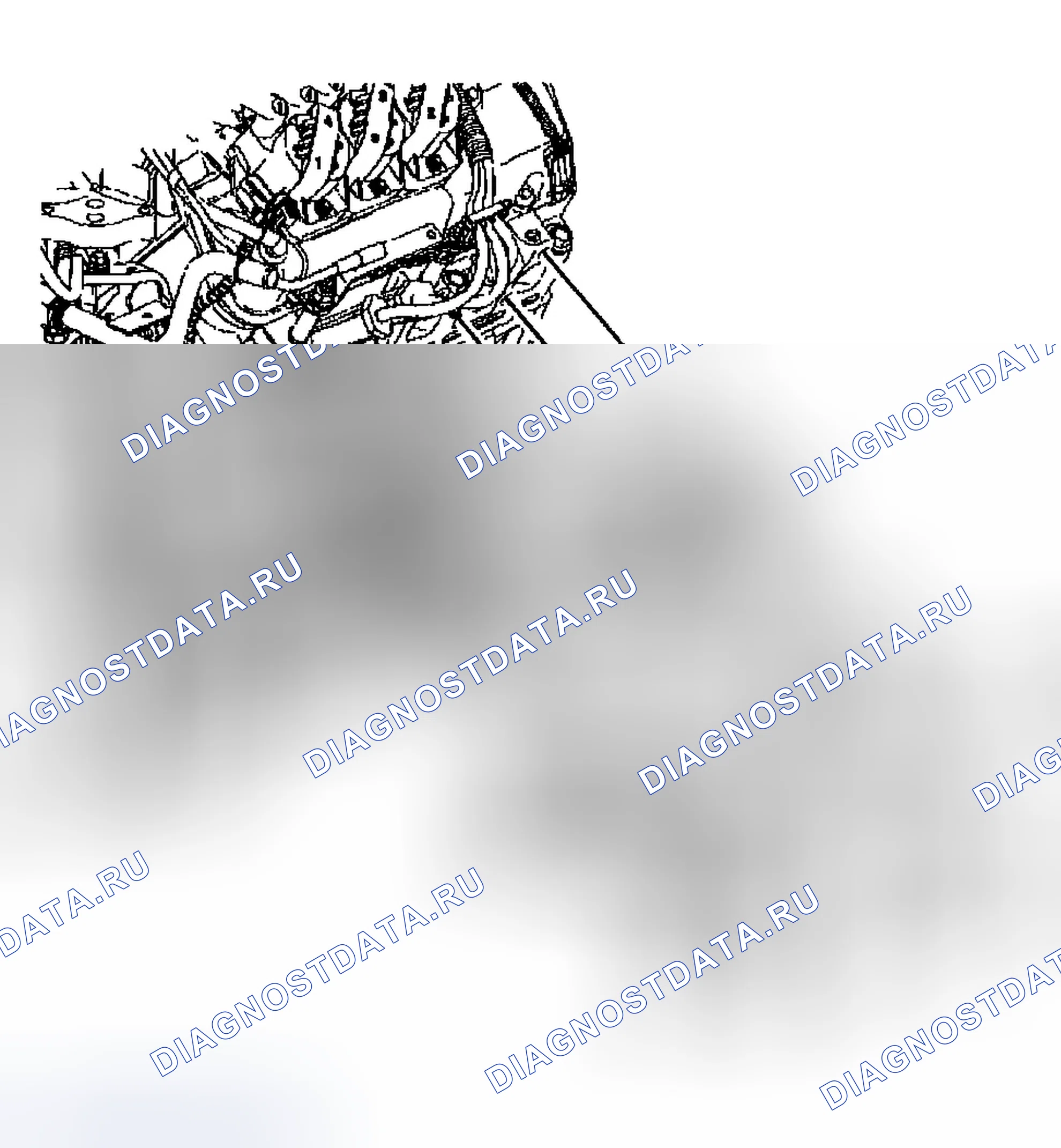 Рис. 456: Монтаж выпускного коллектора - справа. Buick Century VI