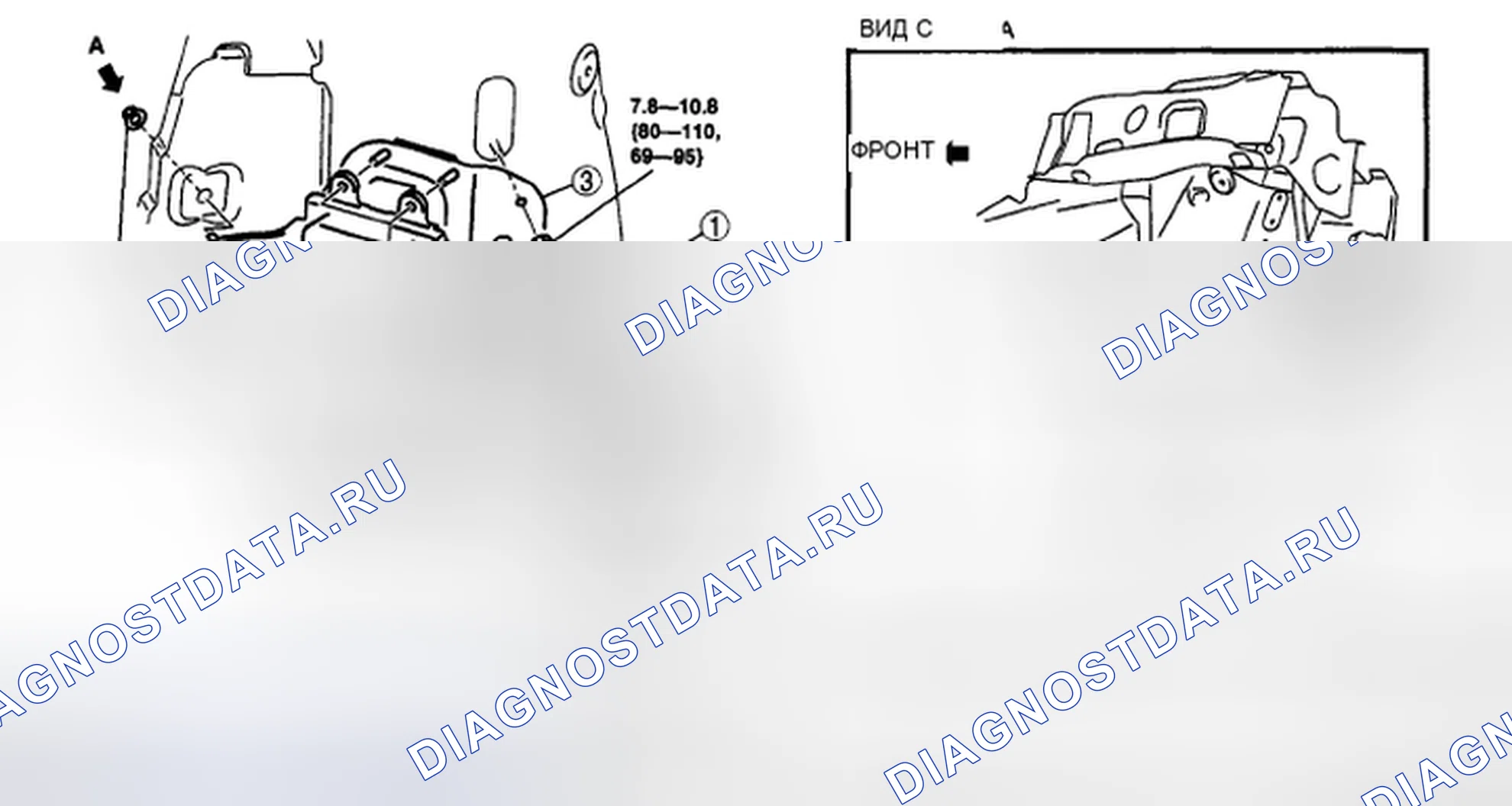 Рис. 46: ДЕМОНТАЖ / МОНТАЖ МУП [L3 С ТП]. Mazda CX-7 I