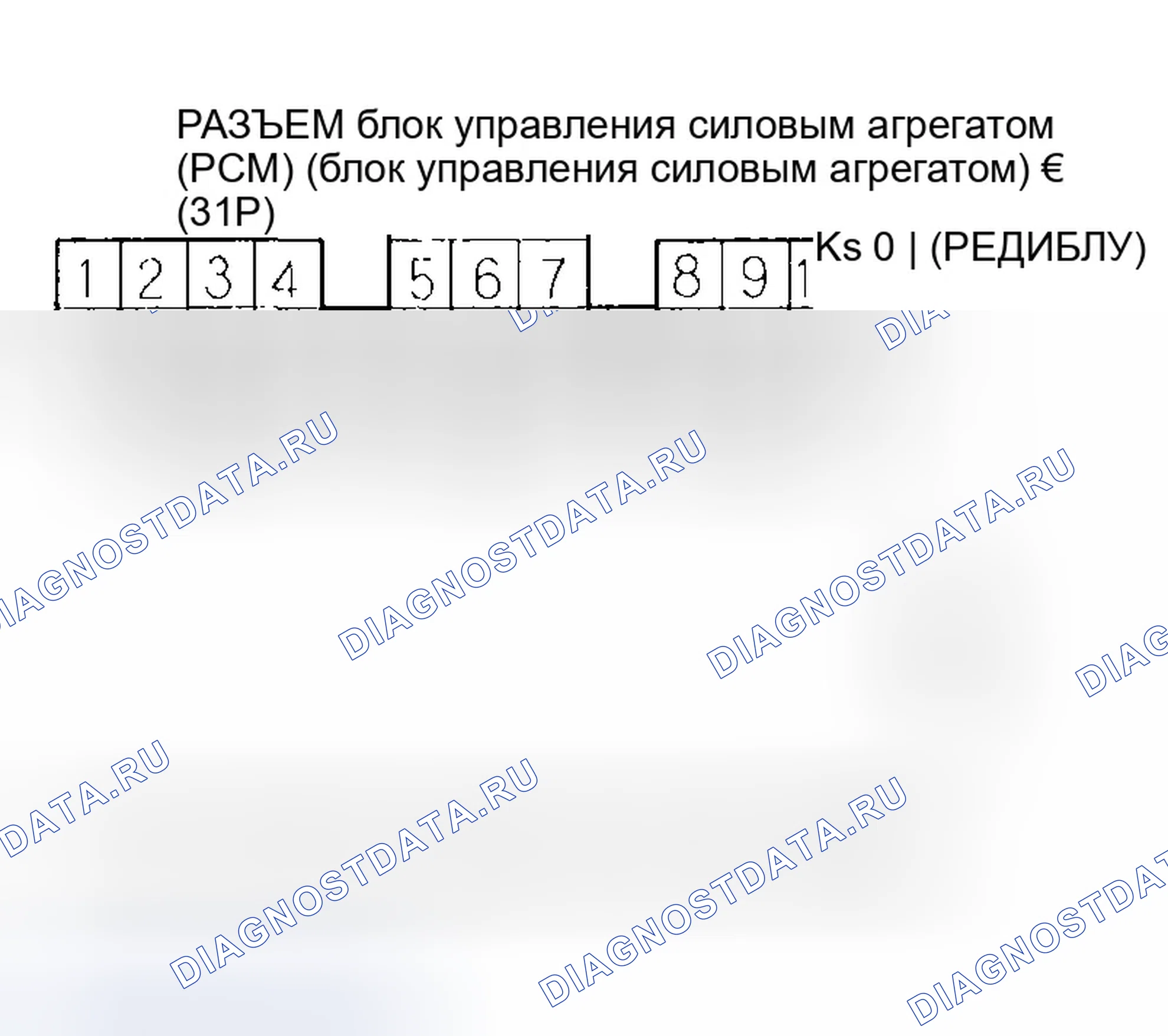 Рис. 126: расшифровка кода ошибки P0325: Неисправность цепи датчика детонации. Honda Pilot I